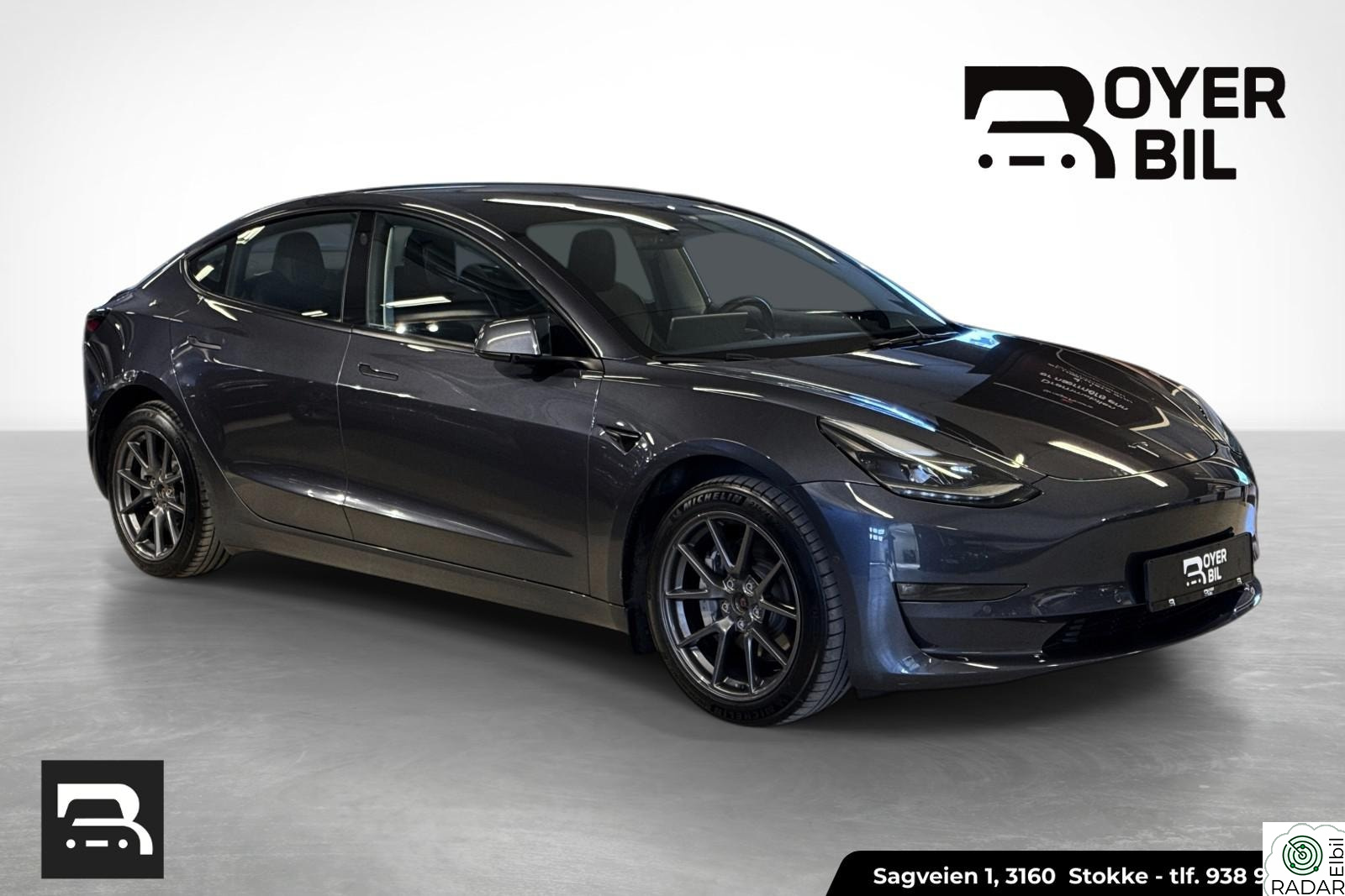 TESLA Model 3 Long Range 4x4 H.Feste AP 614KM V.Pumpe Acc Nye Dekk++