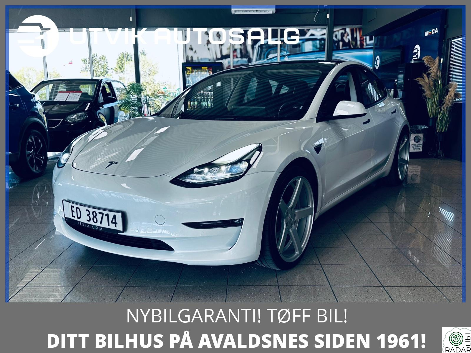 TESLA Model 3 614KM LONG RANGE 4X4/AUTOPILOT/20TOMS/KROK/VARMEPUMPE++