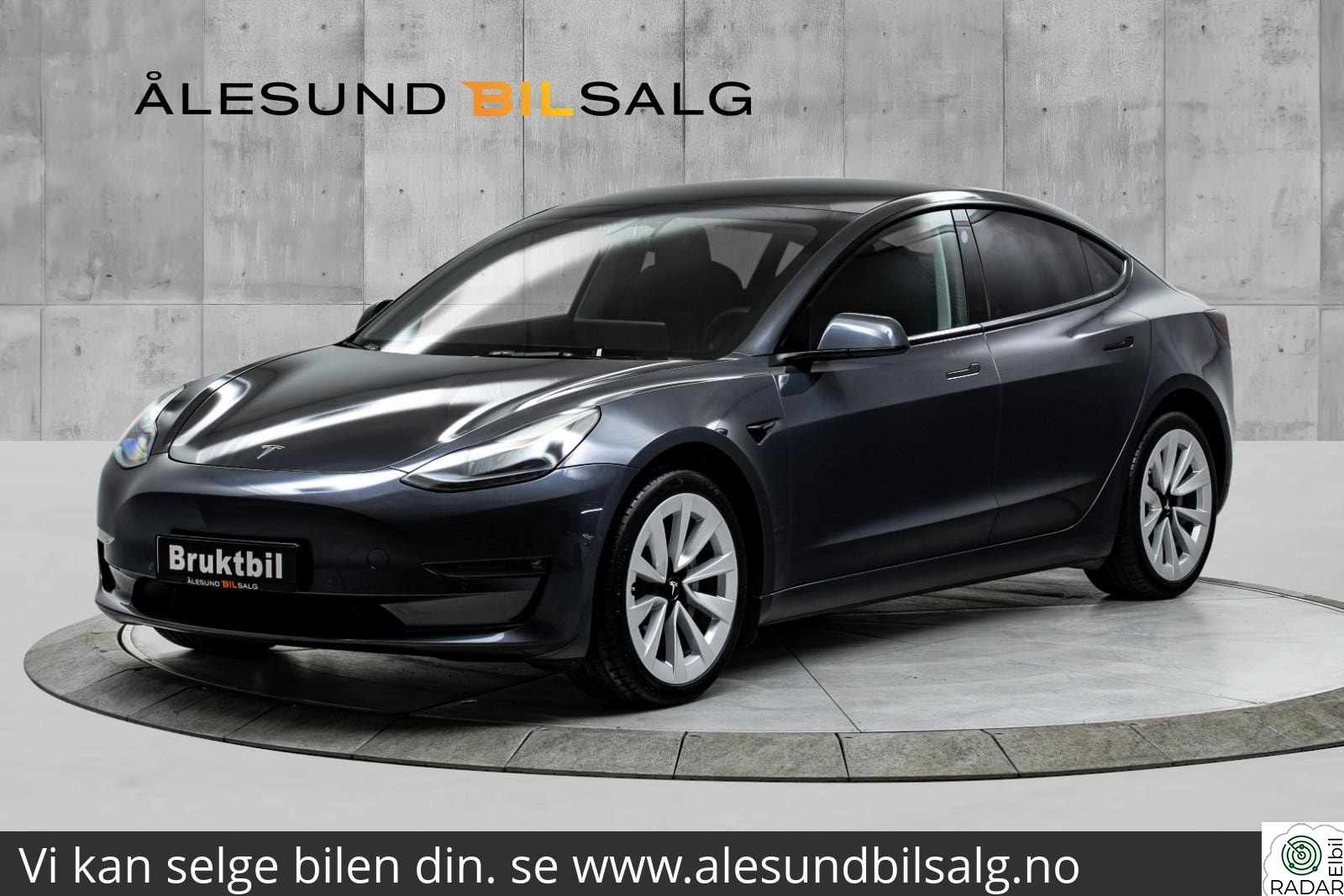 TESLA Model 3 Long range AWD /Lav KM/EU 28/Nybilgaranti/