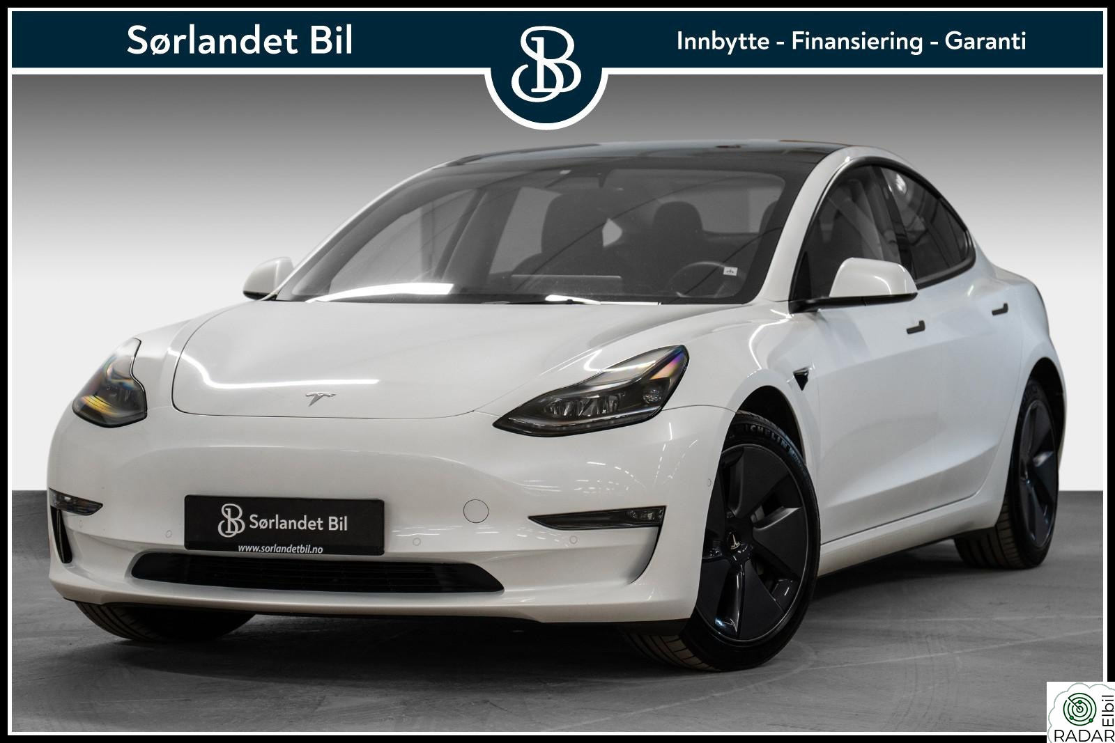 TESLA Model 3 Long Range AWD / EN-EIER! / AUTOPILOT / RATTVARME