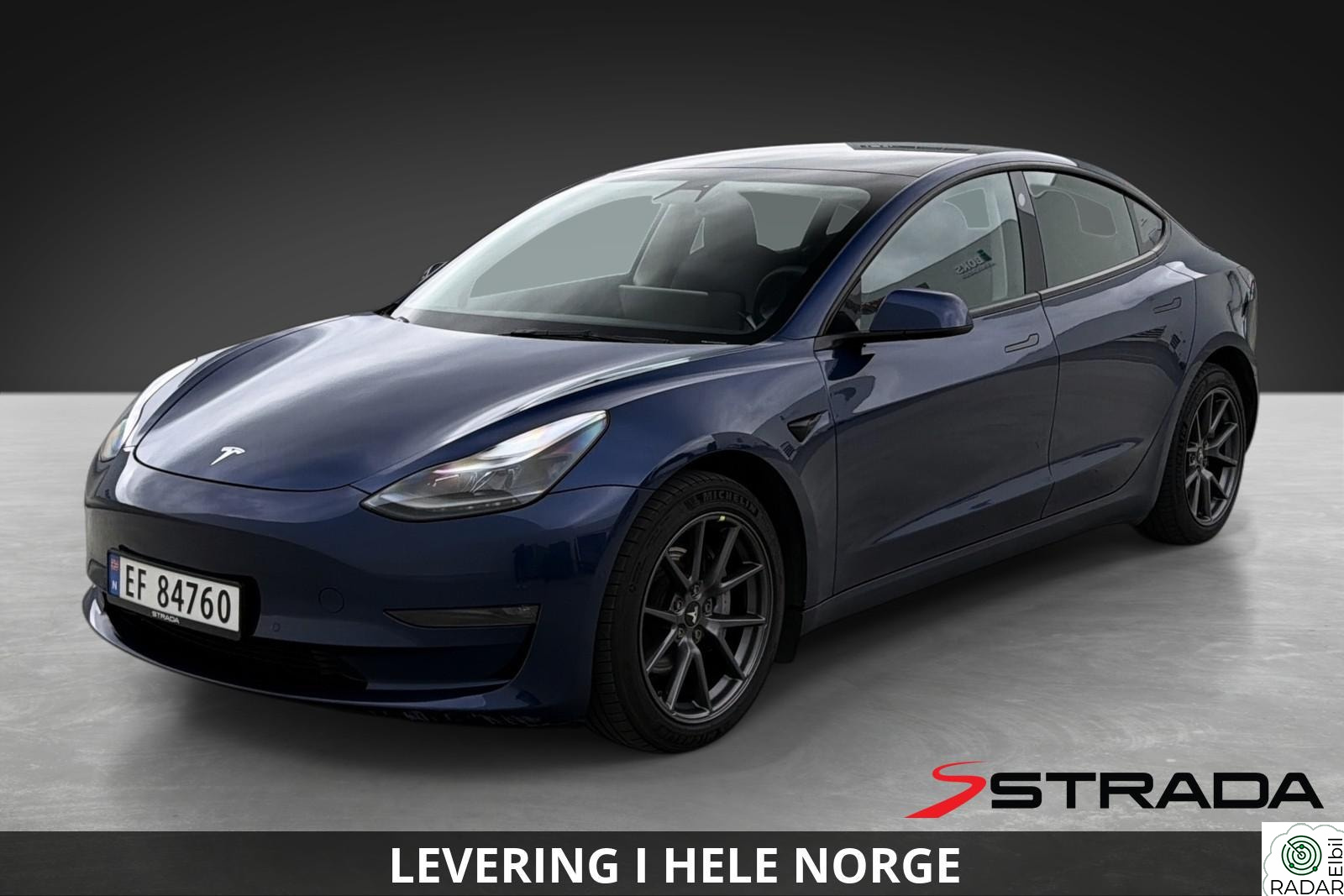 TESLA Model 3 LONG RANGE/AWD/AP/VARMEPUMPE/NYBILGARANTI/614KM