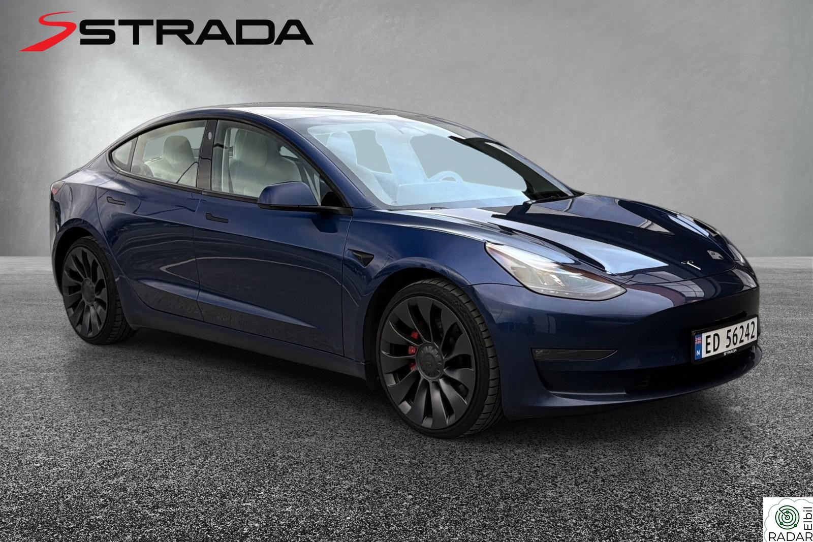 TESLA Model 3 Performance/AWD/Premium/Autopilot/HIFI/Varmepumpe/567KM