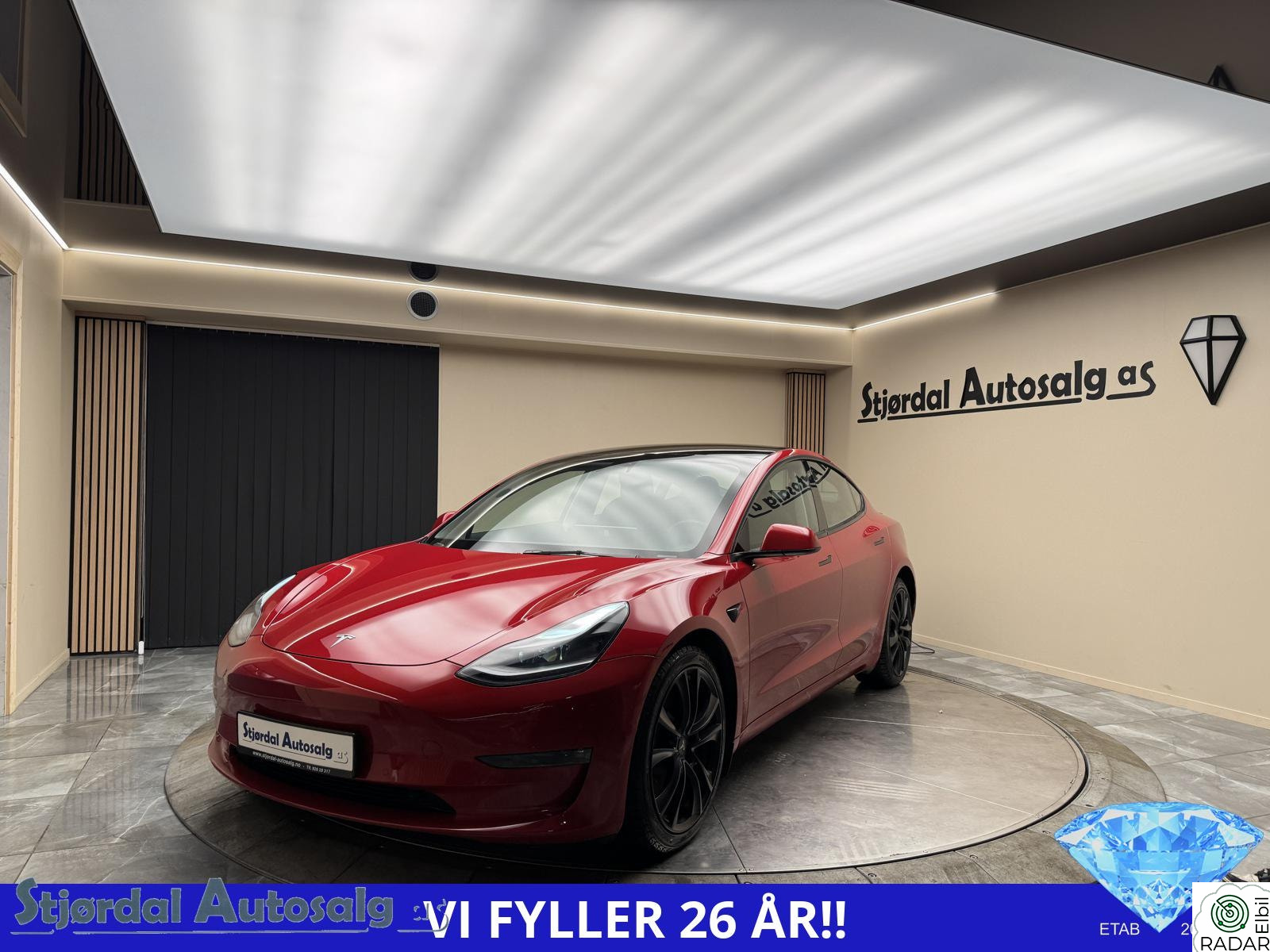 TESLA Model 3 Performance,4x4, PPF, Panorama ,El bakluke,567 km,Norsk