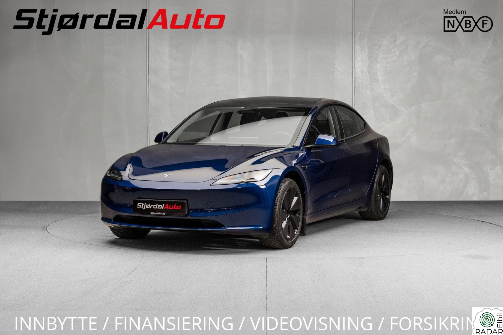 TESLA Model 3 LR RWD 702WLTP/LED/A.PILOT/KJØLING/PANO/1-EIERS/S+V