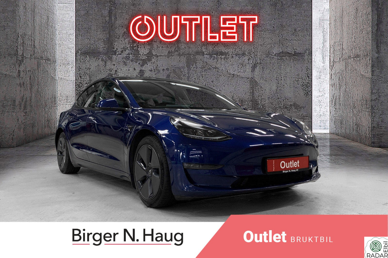 TESLA Model 3 Long Range AWD Outlet App Varmepumpe Rattvarme Premium
