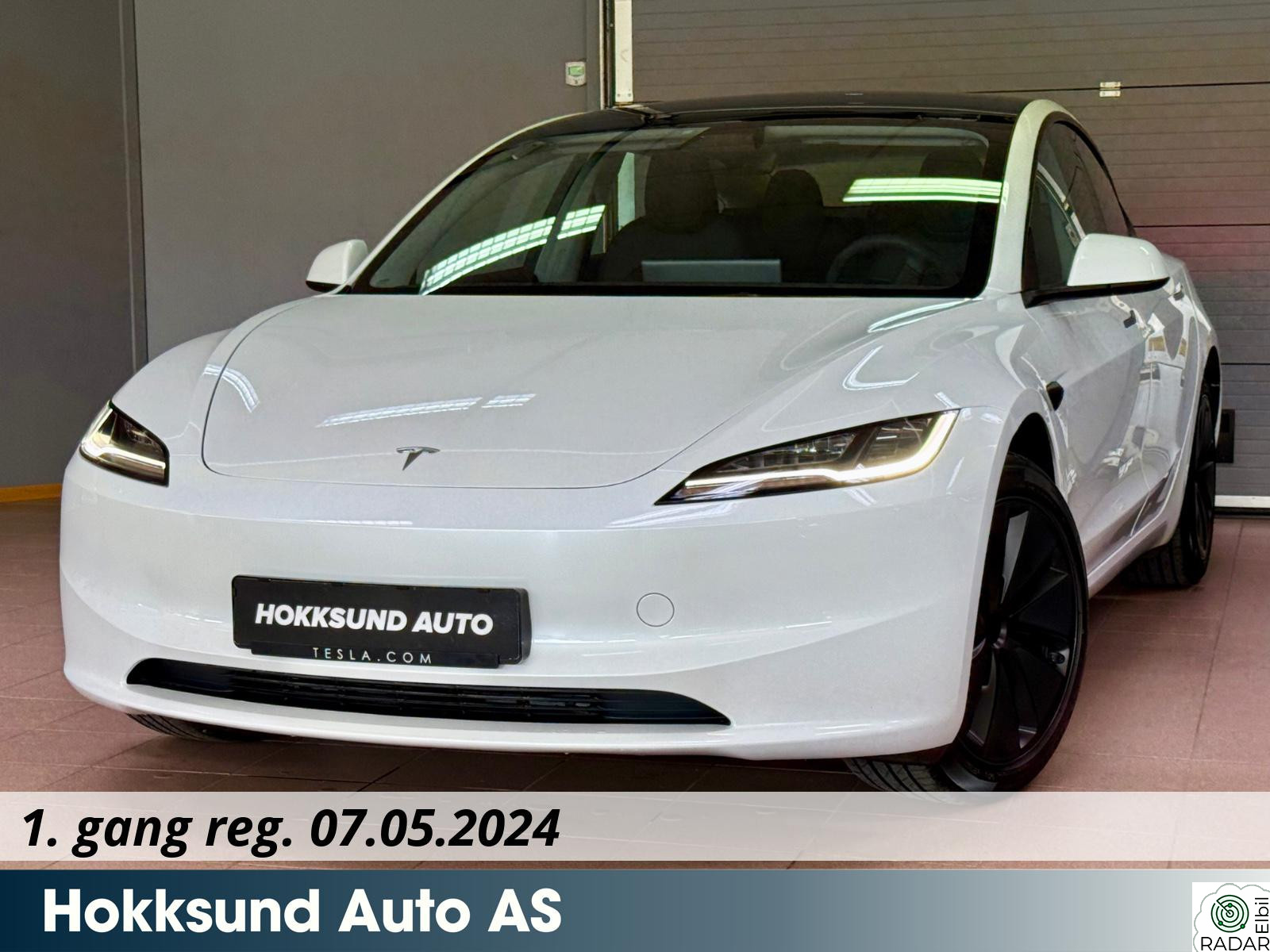 TESLA Model 3 AWD LR Highland 629KM Norsk/Hengerfeste/V.Pumpe/Kjøling