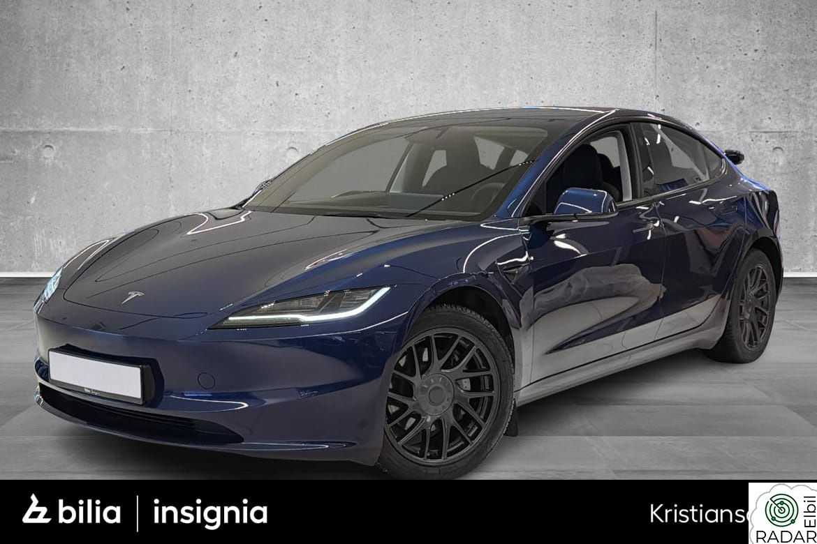 TESLA Model 3 Long Range Dual Motor. 2 sett hjul, LED, 629kmWLTP