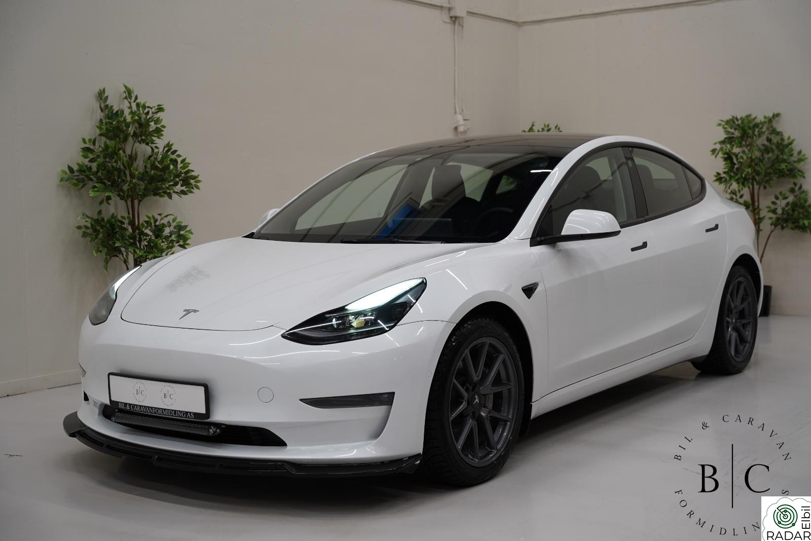 TESLA Model 3 Long Range AWD / Hvit Perlemor / +++
