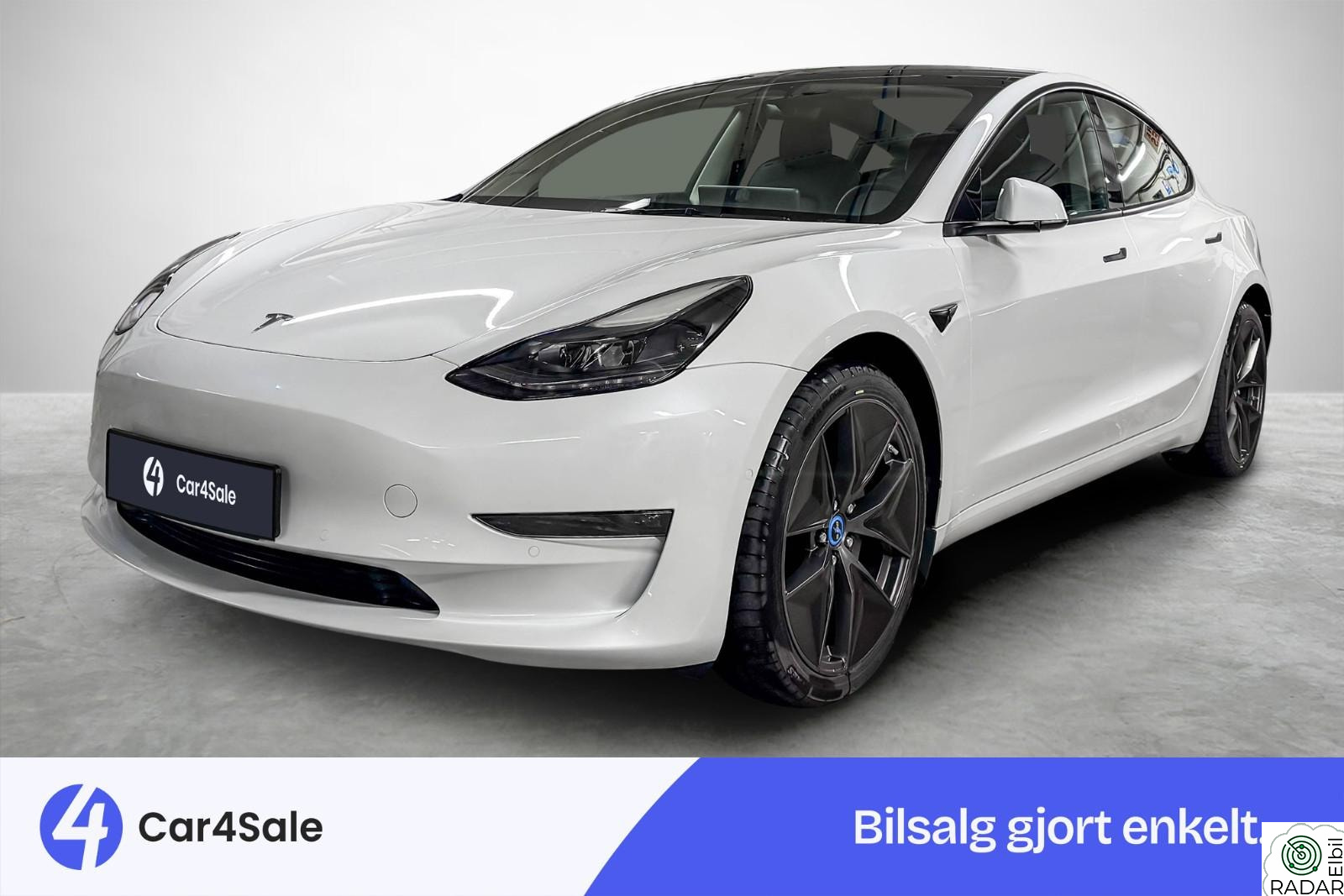 TESLA Model 3 LR AWD 602km / AP / 1-eier / Premium / V.Pumpe / S+V