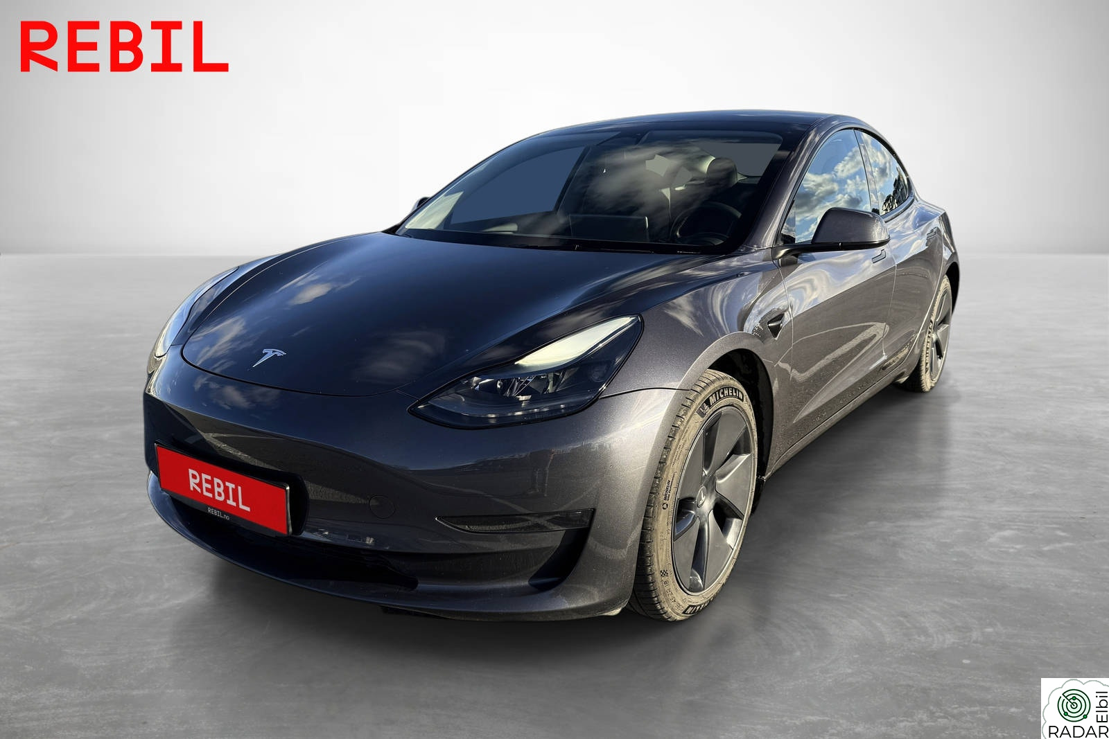TESLA Model 3 Long Range/Krok/Varmepumpe/Skinn/Rattvarme/Ryzen/R.kam