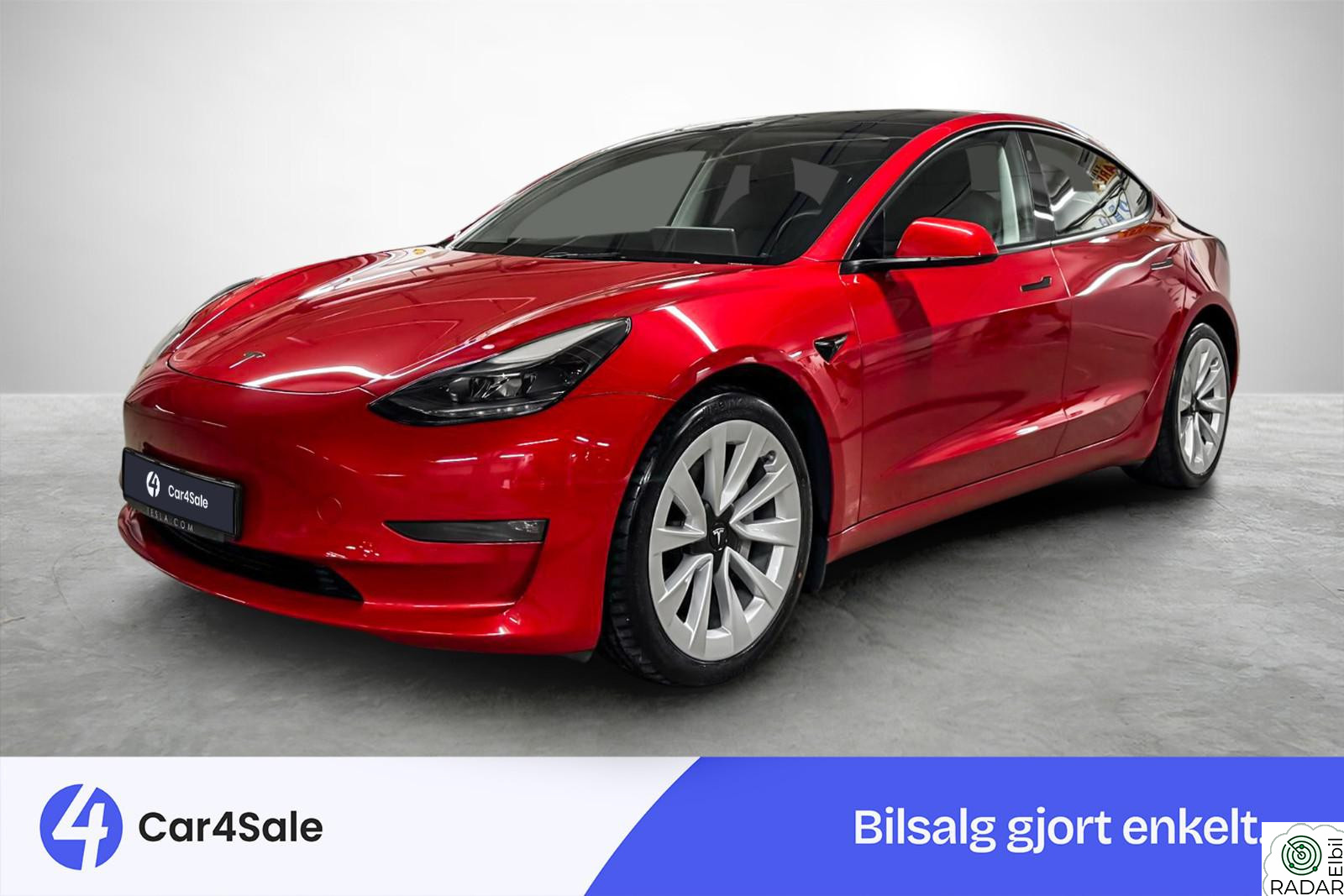 TESLA Model 3 Long Range AWD Premium AP Varmepumpe 18+19" EU09.27