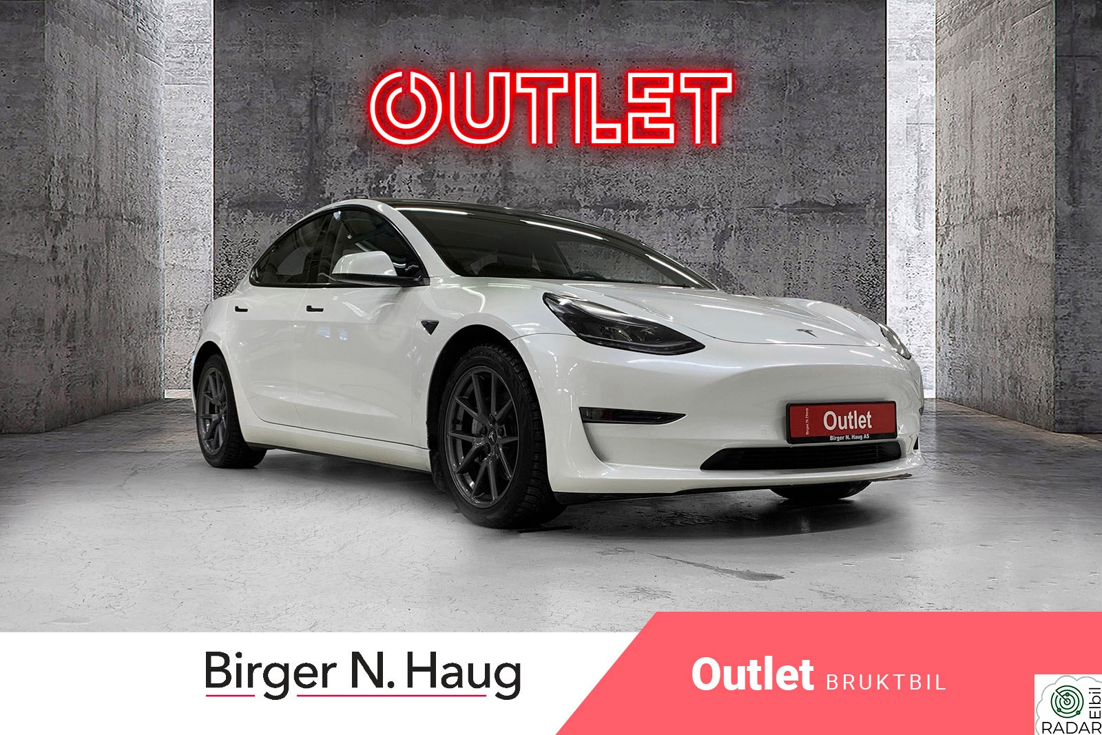 TESLA Model 3 Long Range AWD /OUTLET/EU.27/VARMEPUMPE/KROK/