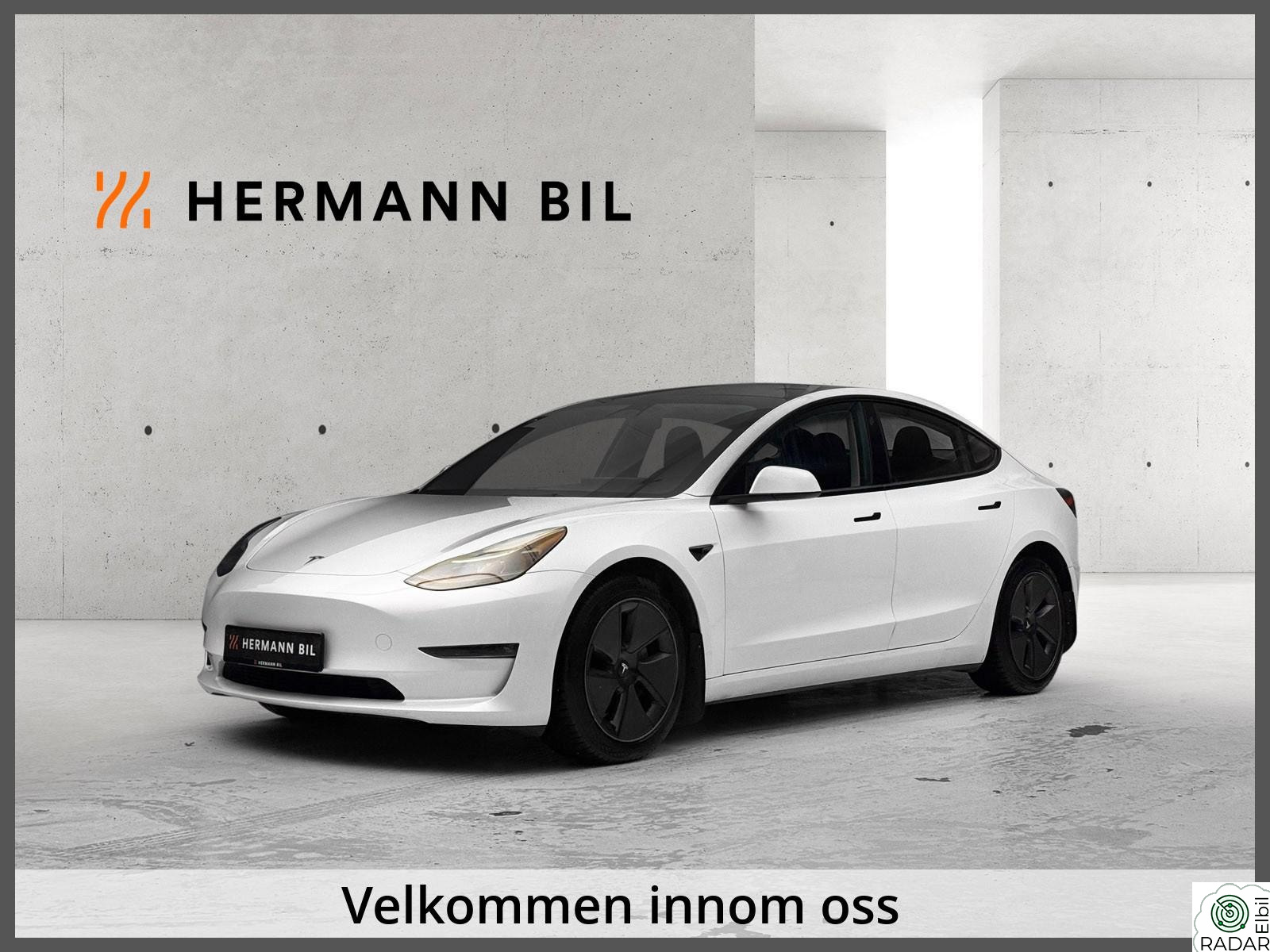 TESLA Model 3 Long Range/AWD/Norsk/Krok/ACC/LED/Glasstak