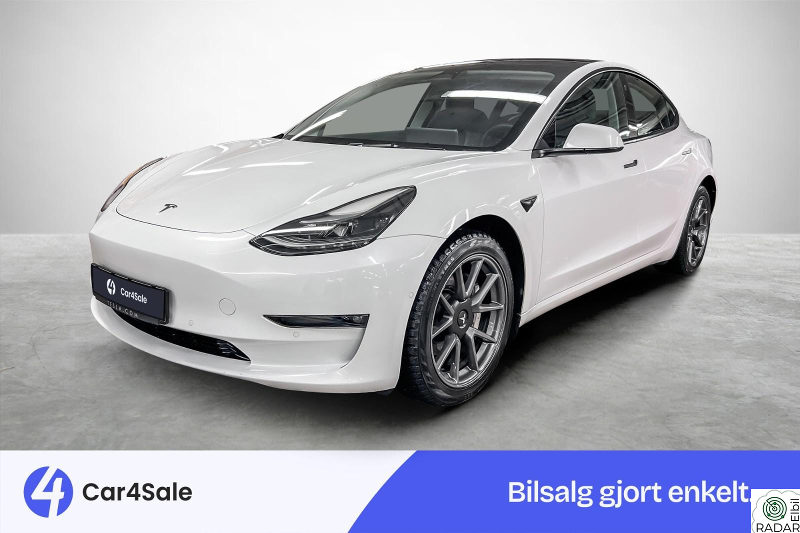 TESLA Model 3 LR AWD 602km/ AP/ 1-eier/ S+V/ Premium/ Vinter/ V.Pumpe