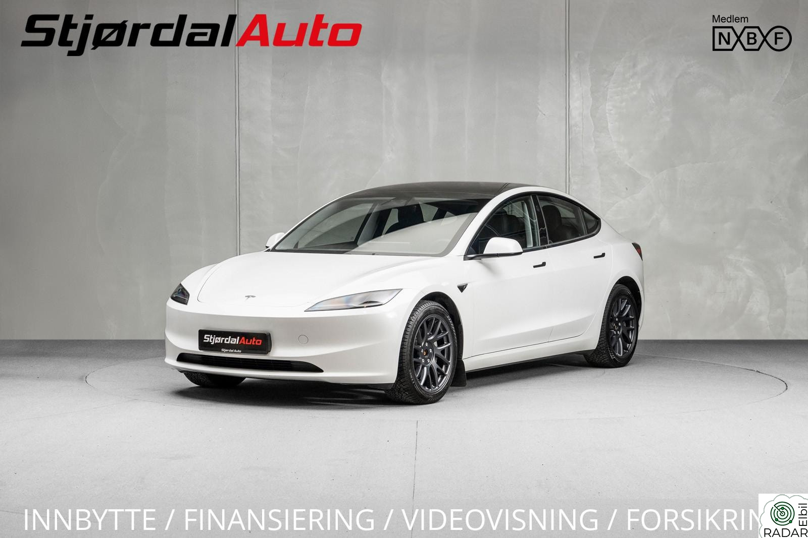TESLA Model 3 LR AWD Highland 629WLTP/LED/KJØLING/NORSK/APILOT/1EIERS