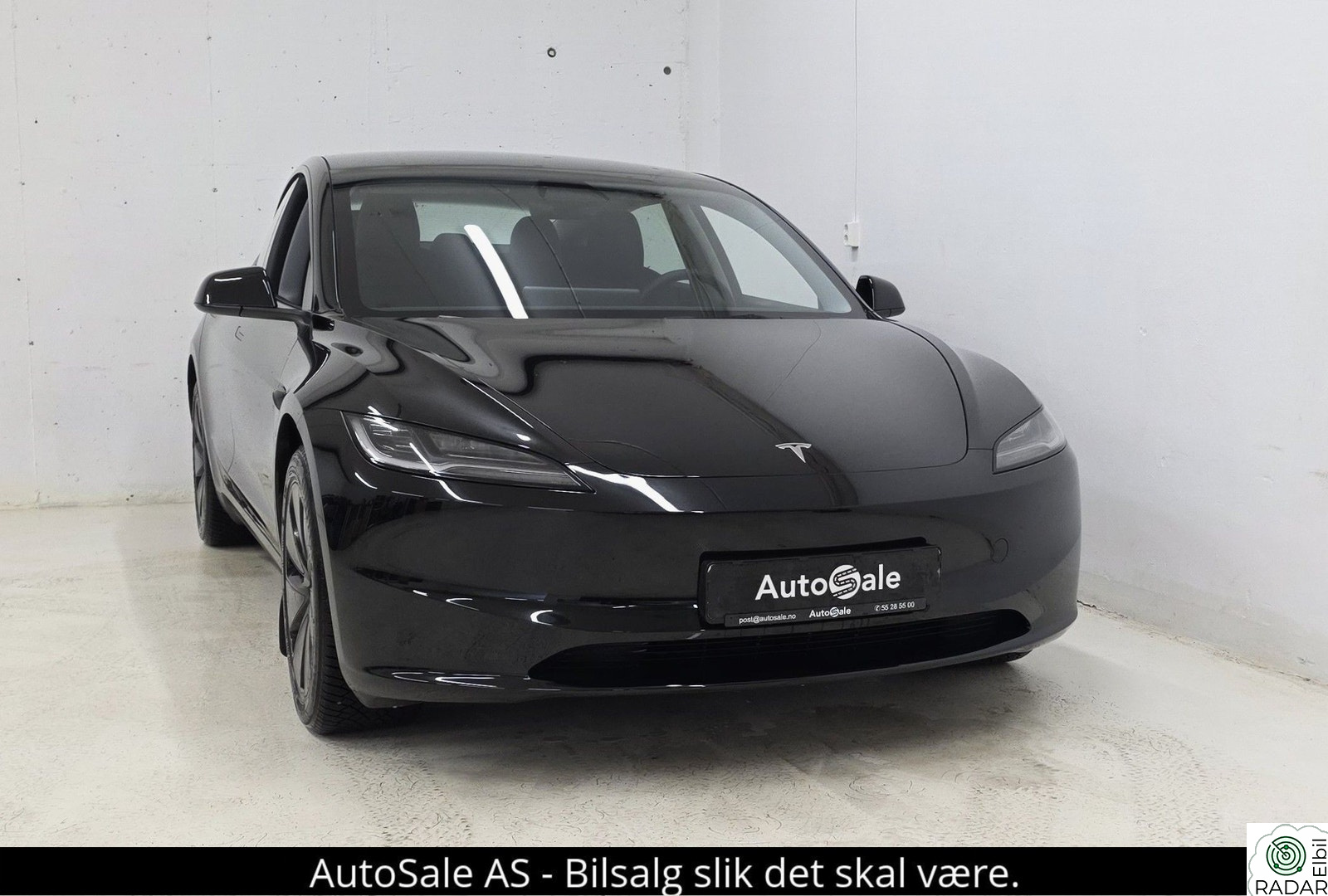TESLA Model 3 Long Rang Highland/Norsk/SvartSkinn/Autopilot/18+18