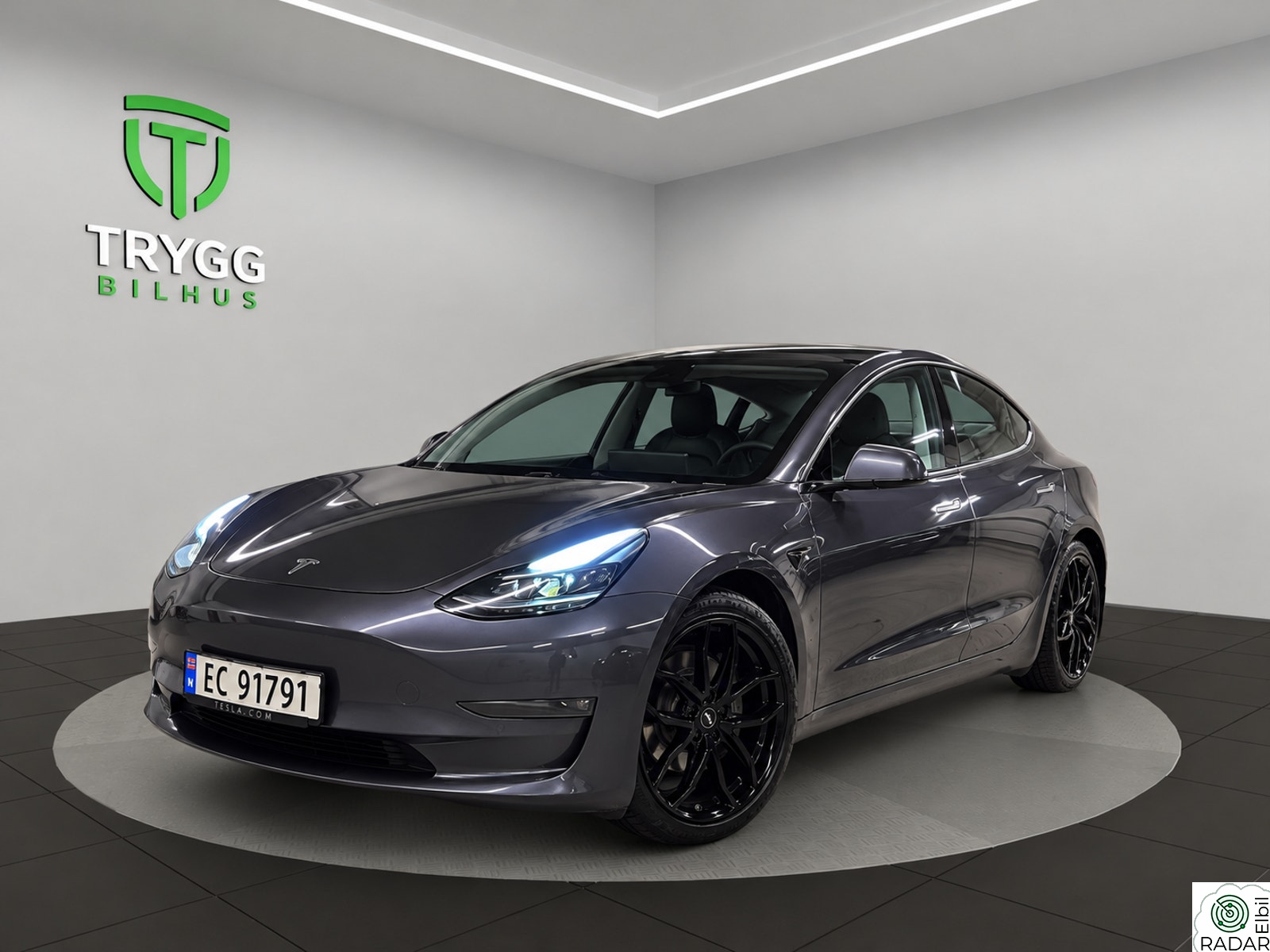 TESLA Model 3 Long Range AWD / Rattvarme / Garantiutløpstest / Krok