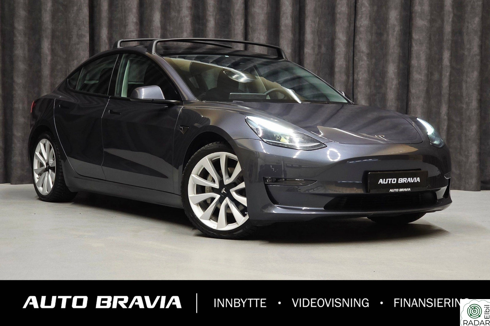 TESLA Model 3 LONG RANGE/DUAL MOTOR/614KM/KROK/RATTVARME/AP/GARANTI++