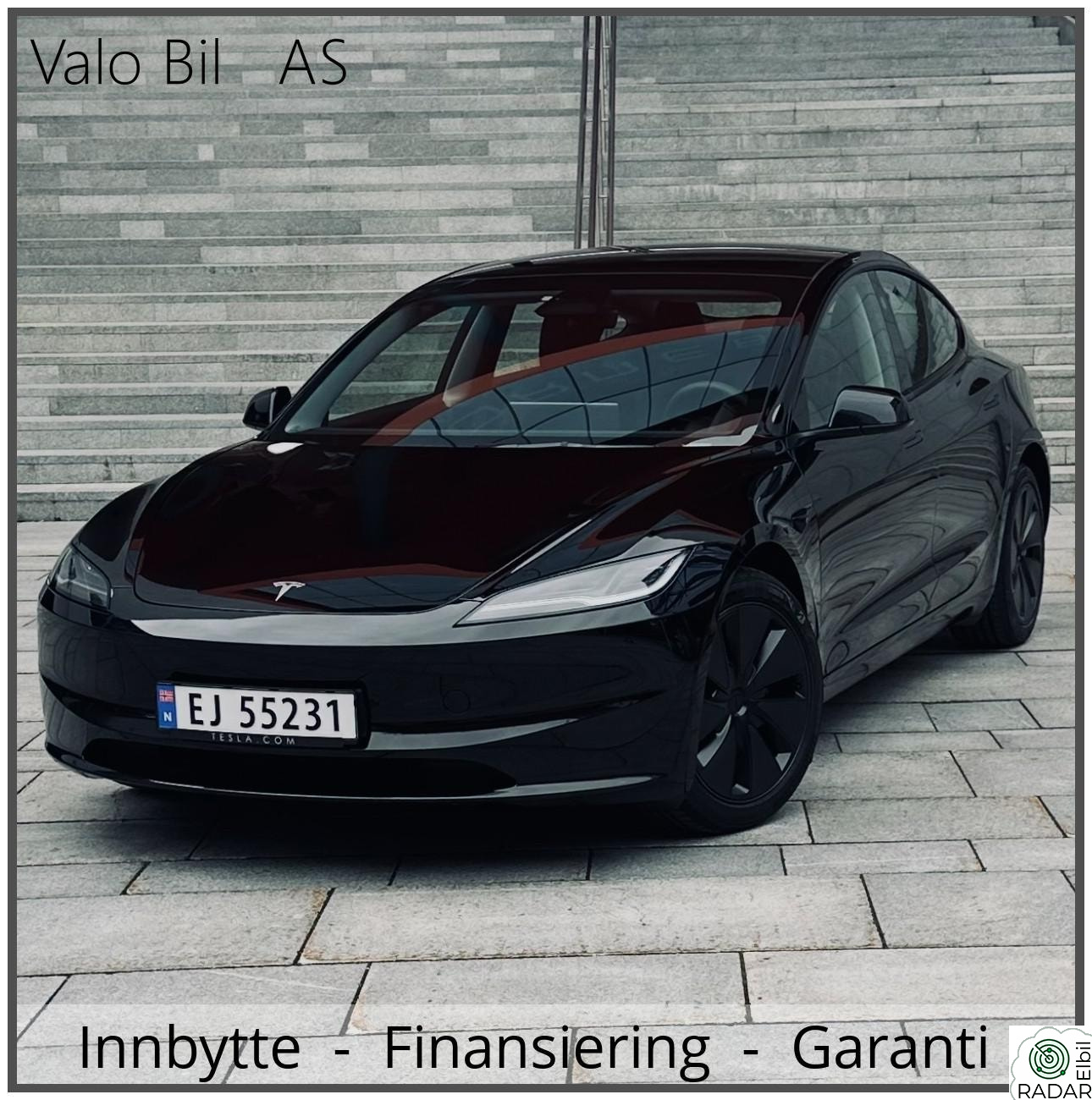 TESLA Model 3 Long Range / S+V / Autopilot / Sen registrert
