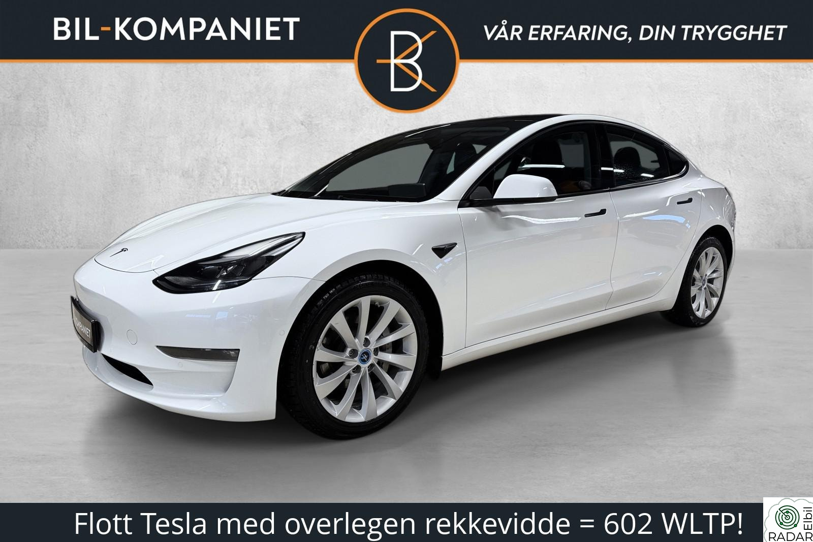 TESLA Model 3 Long Range 4WD | Skinn | Panorama | Krok | EU 01/28