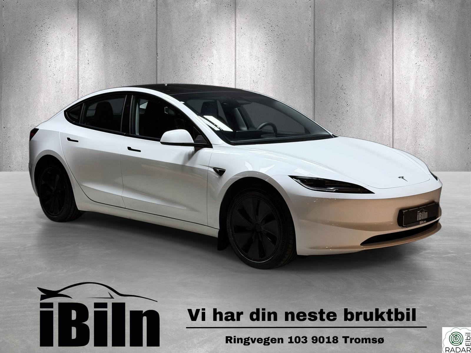 TESLA Model 3 Long Range AWD 660 km, Highland, Autopilot, Piggdekk