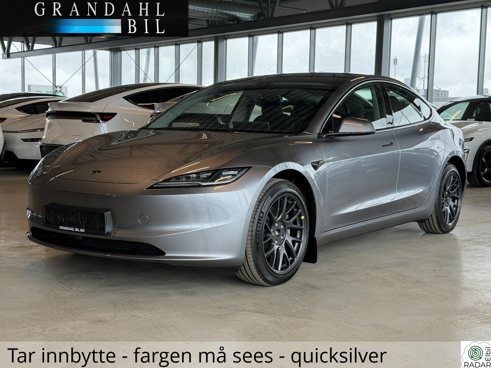 TESLA Model 3 LR - 4WD - WLTP 660 KM - Se farge - Tar innbytte