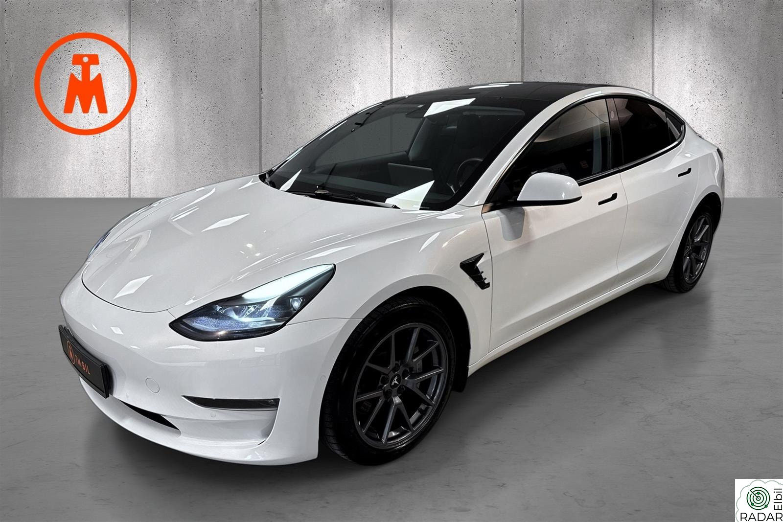 TESLA Model 3 Long Range AWD Pano/Skinn/ACC/Navi/V.pumpe