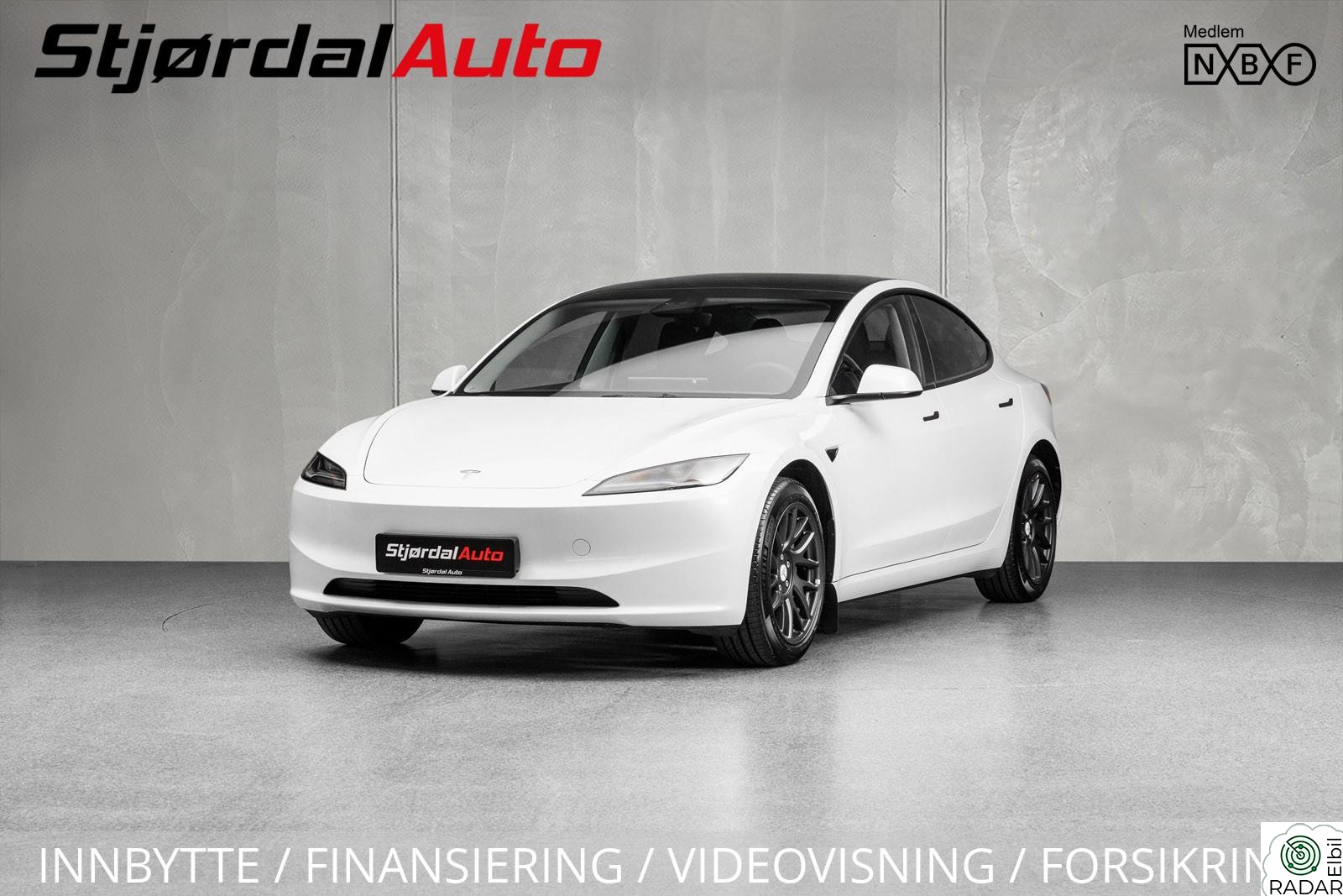 TESLA Model 3 LR AWD Highland 629WLTP/LED/KJØLING/NORSK/APILOT/1EIERS