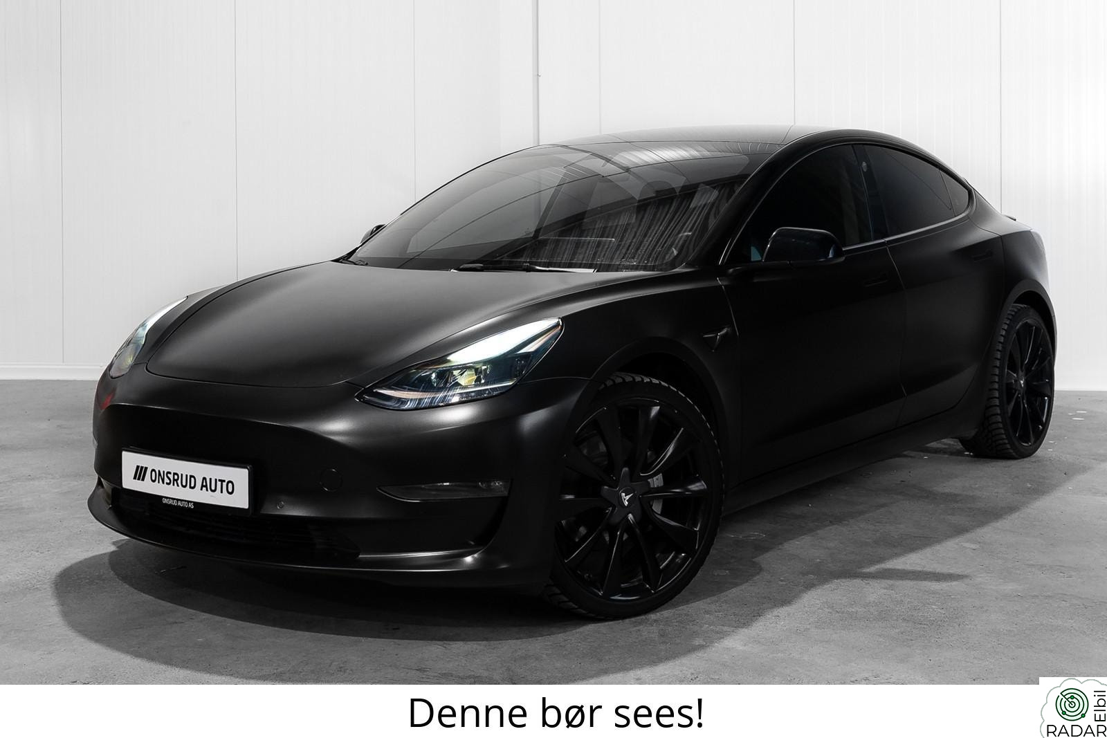 TESLA Model 3 Hengerfeste / 20" sommer og vinter/ Nybilgaranti