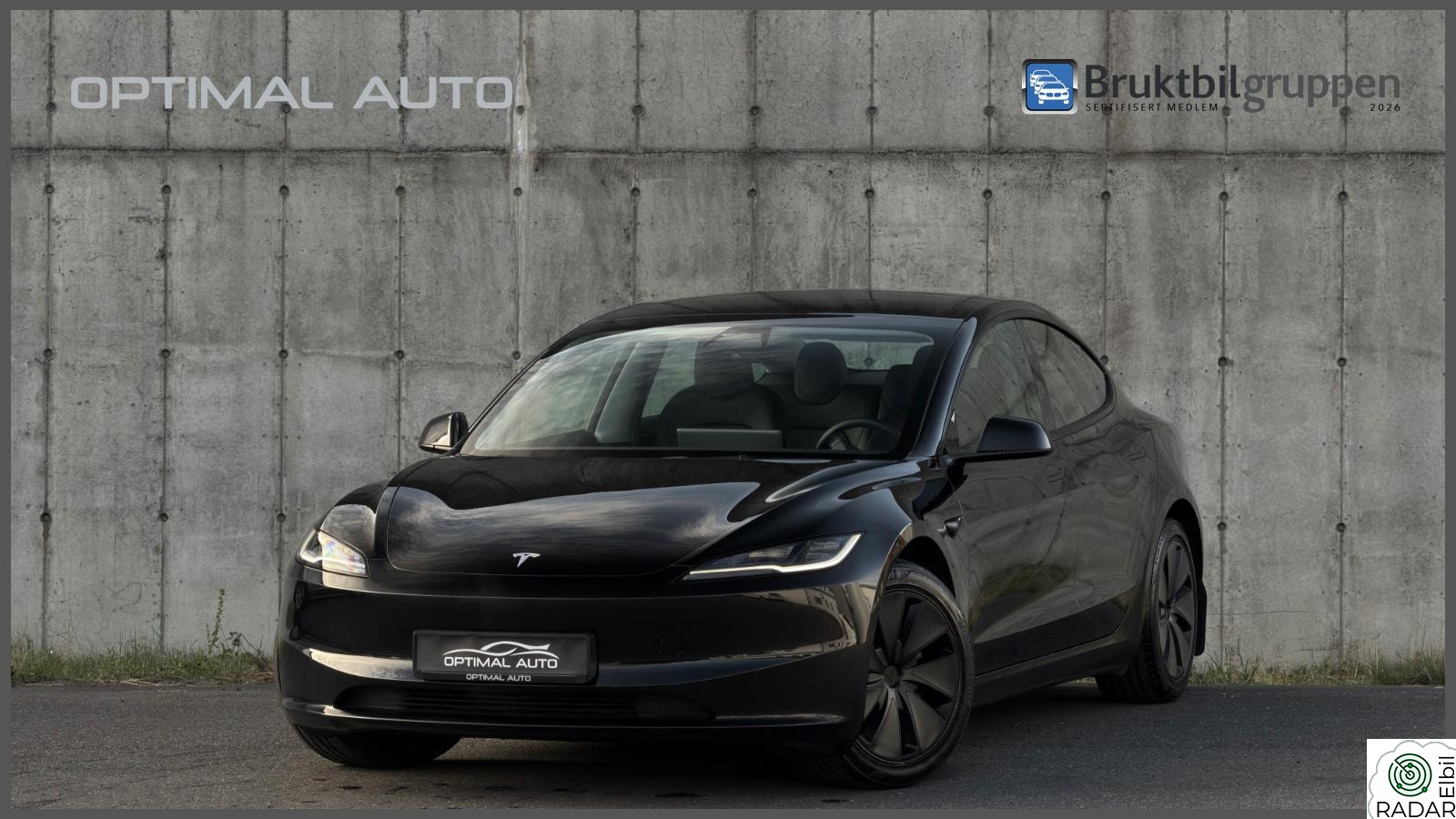 TESLA Model 3 Long Range AWD 629km/Matrix/Premium/AP/Ventilerte seter