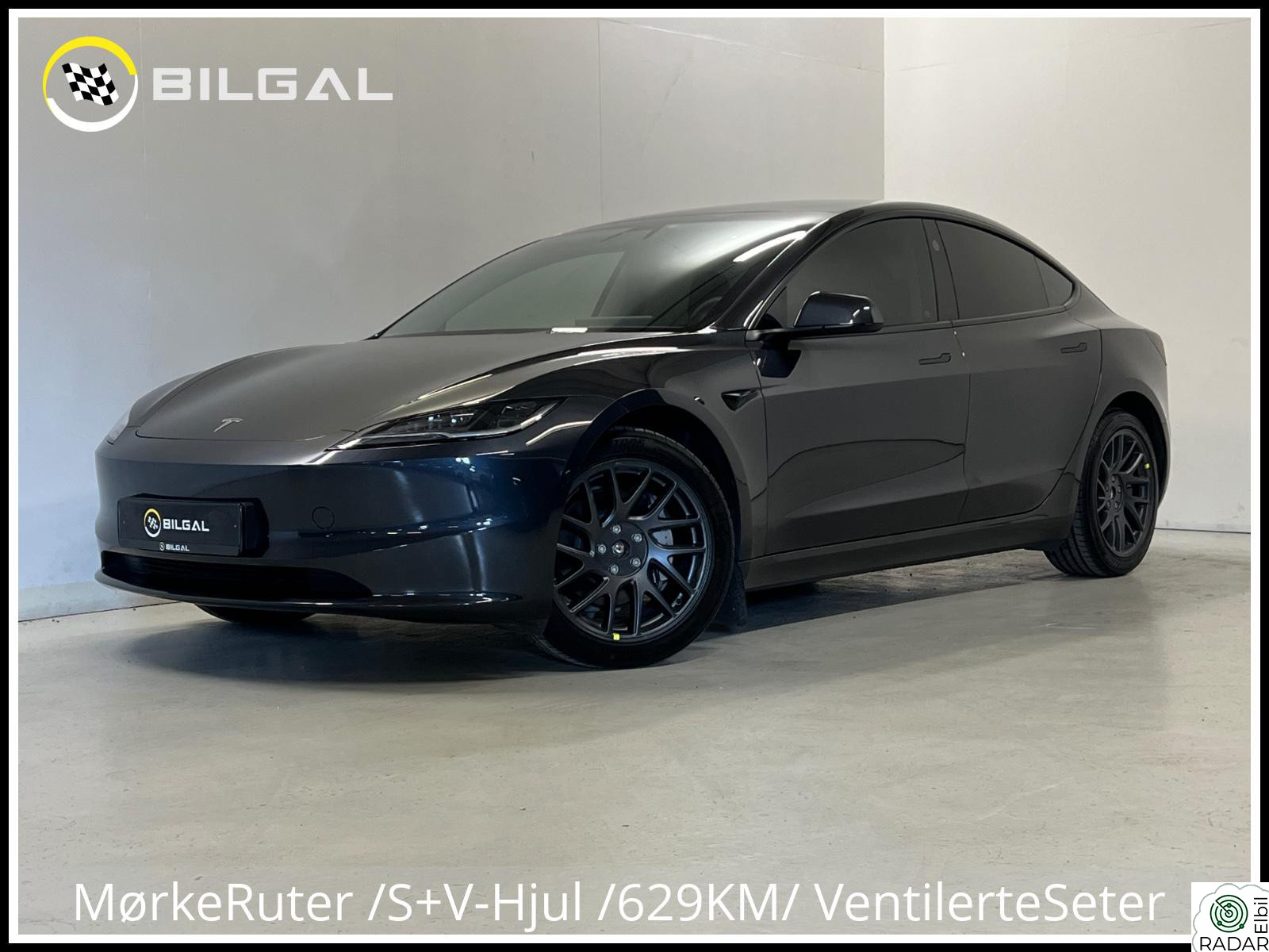 TESLA Model 3 LongRange 498HK 4x4 SortOptikk Highland HiFi PREMIUM