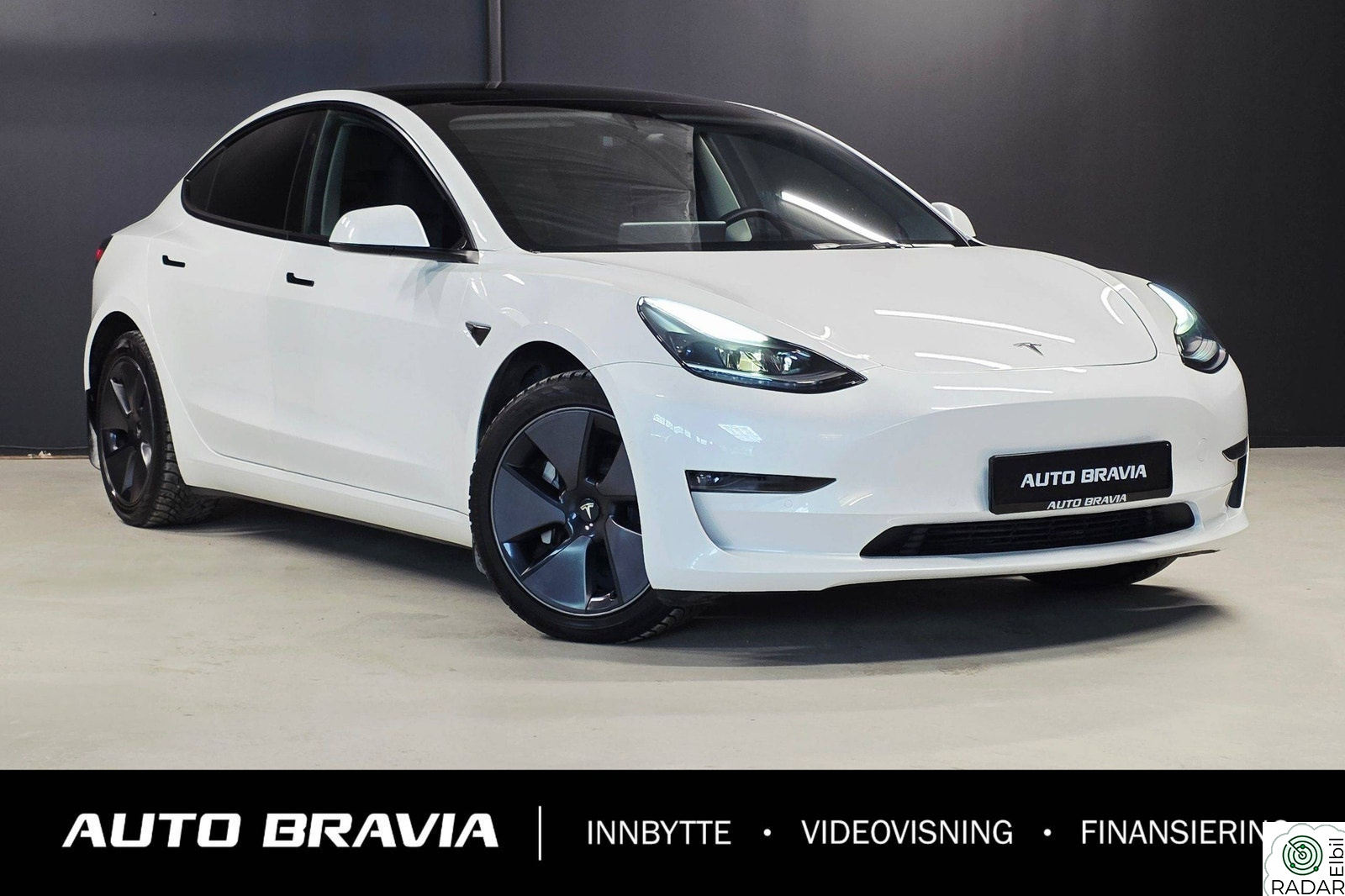 TESLA Model 3 LONG RANGE/DUAL MOTOR/614KM/RATTVARME/AP/GARANTI++