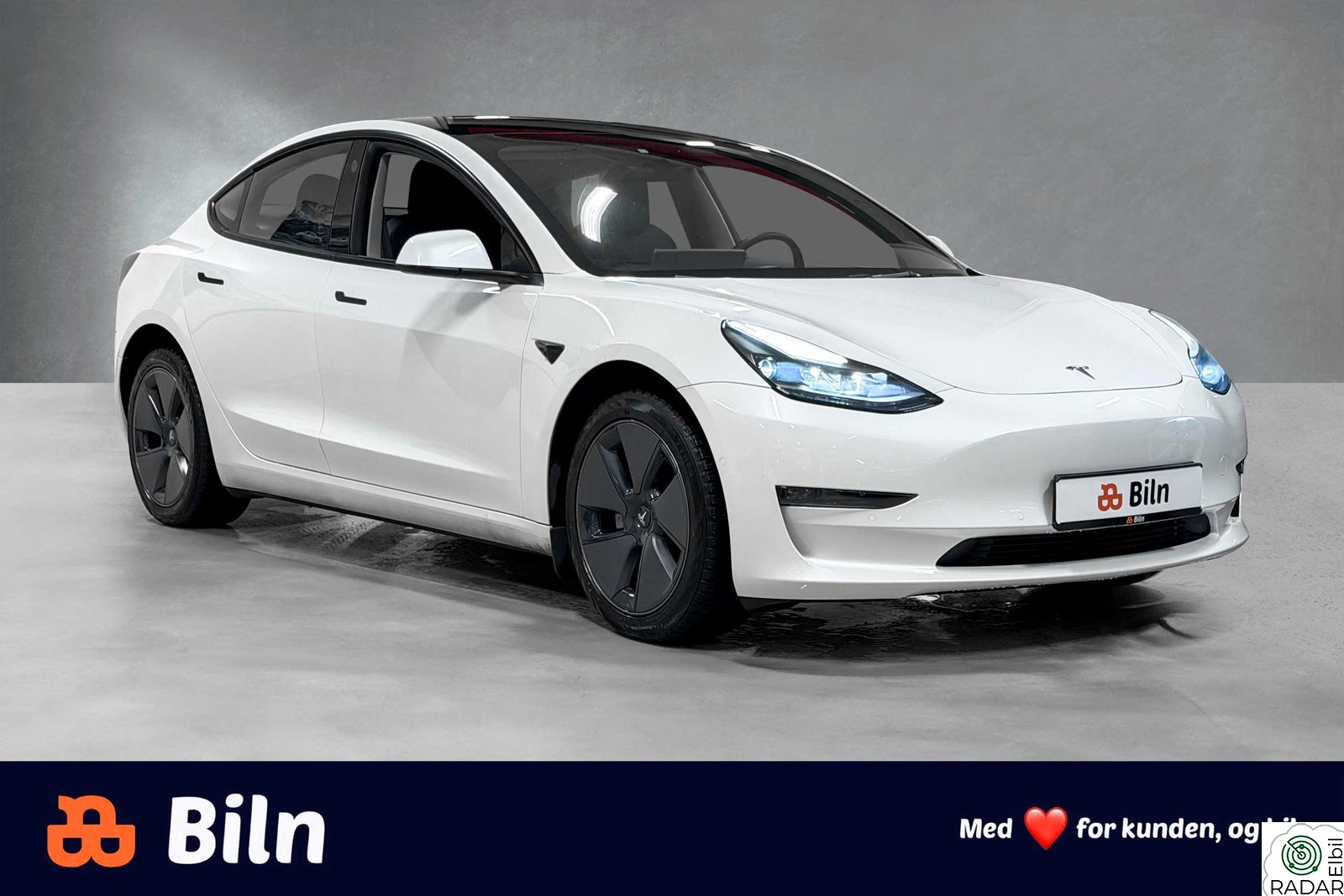 TESLA Model 3 Long Range AWD 614km /Krok/Skinn/Varmepumpe/HIFI/EU27