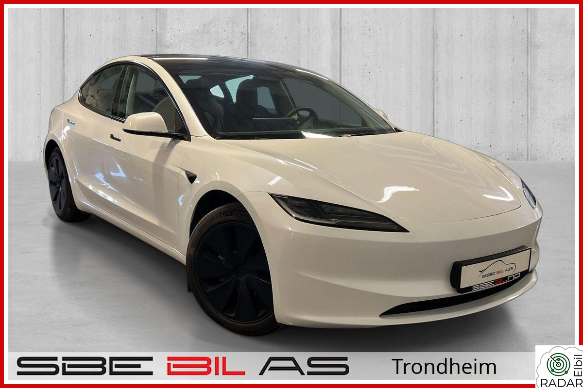 TESLA Model 3 Long Range AWD Premium Vinterpakke/V.pumpe/LED/ACC/Navi