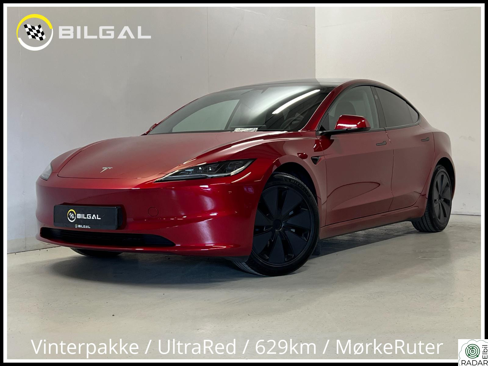 TESLA Model 3 LongRange 498HK 4x4 SortOptikk Highland HiFi PREMIUM