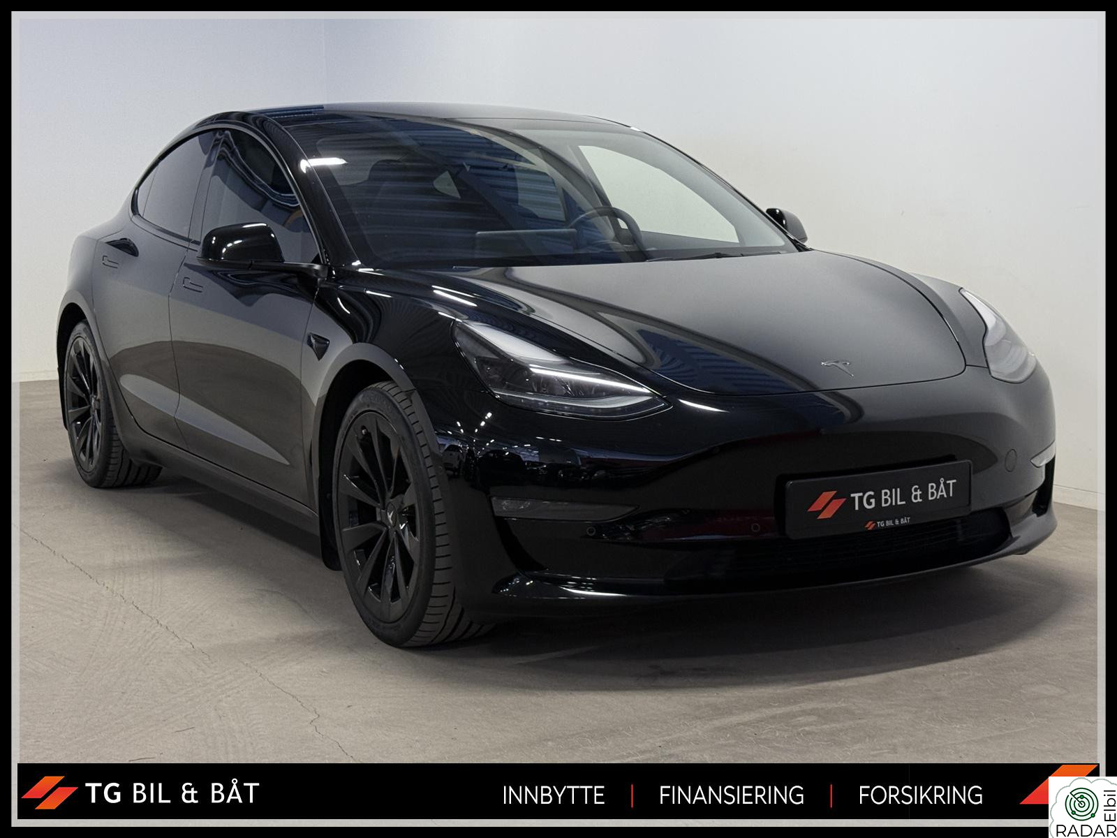 TESLA Model 3 LR AWD 580KM - ENHANCED/V.PUMPE/H-FESTE/ALL BLACK/19"++