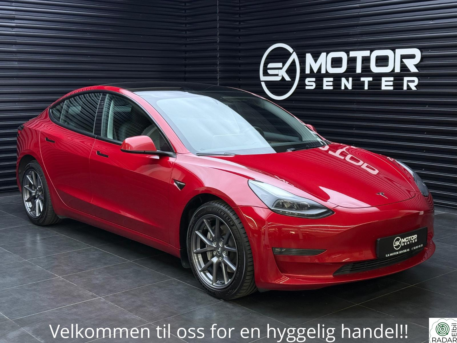 TESLA Model 3 498HK, AWD, LONG RANGE 602KM, VARMEPUMPE, SKINN, 1EIER+
