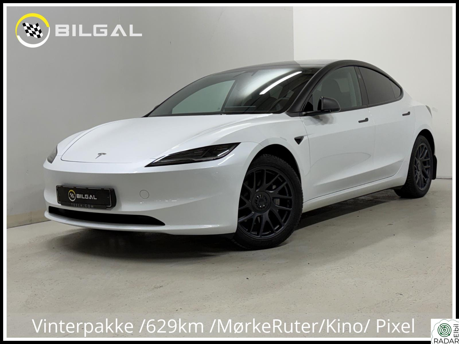TESLA Model 3 LongRange 498HK 4x4 SortOptikk Highland HiFi PREMIUM