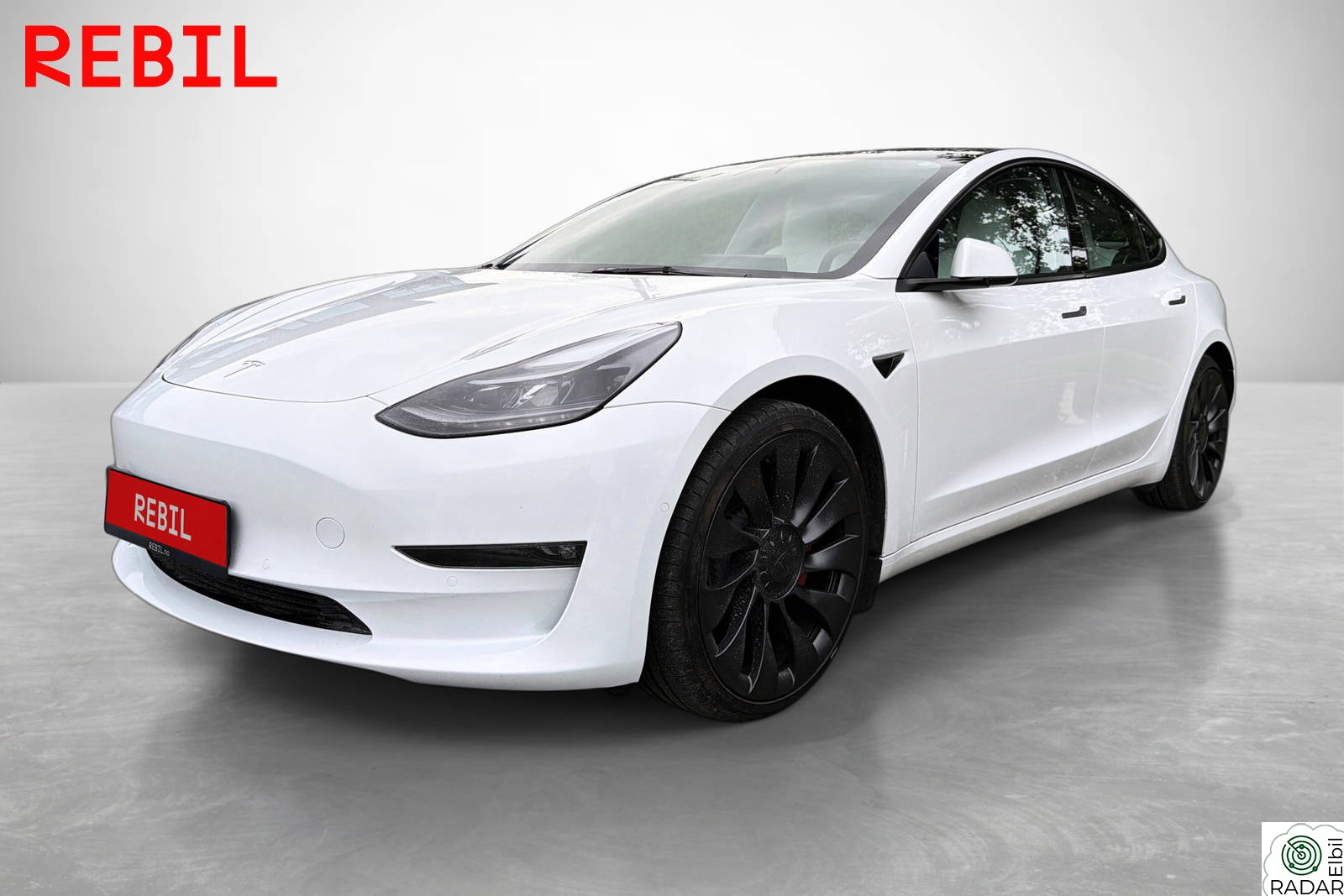TESLA Model 3 Performance AWD/EAP/Pano/Navi/R.kam/Varmepumpe/Skinn