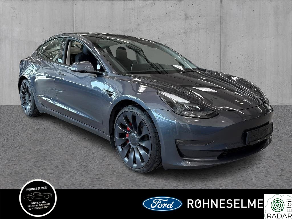 TESLA Model 3 Performance 525hk AWD