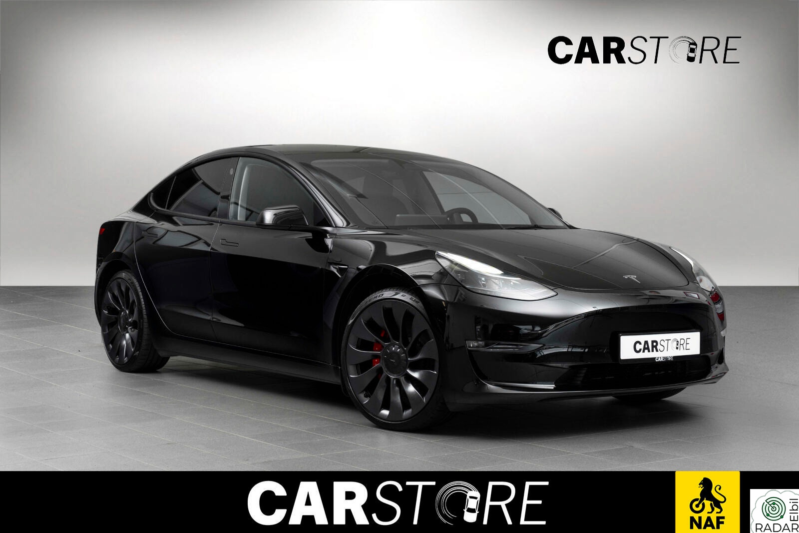 TESLA Model 3 Performance 525hk AWD Autopilot/Navi/Skinn/Pano