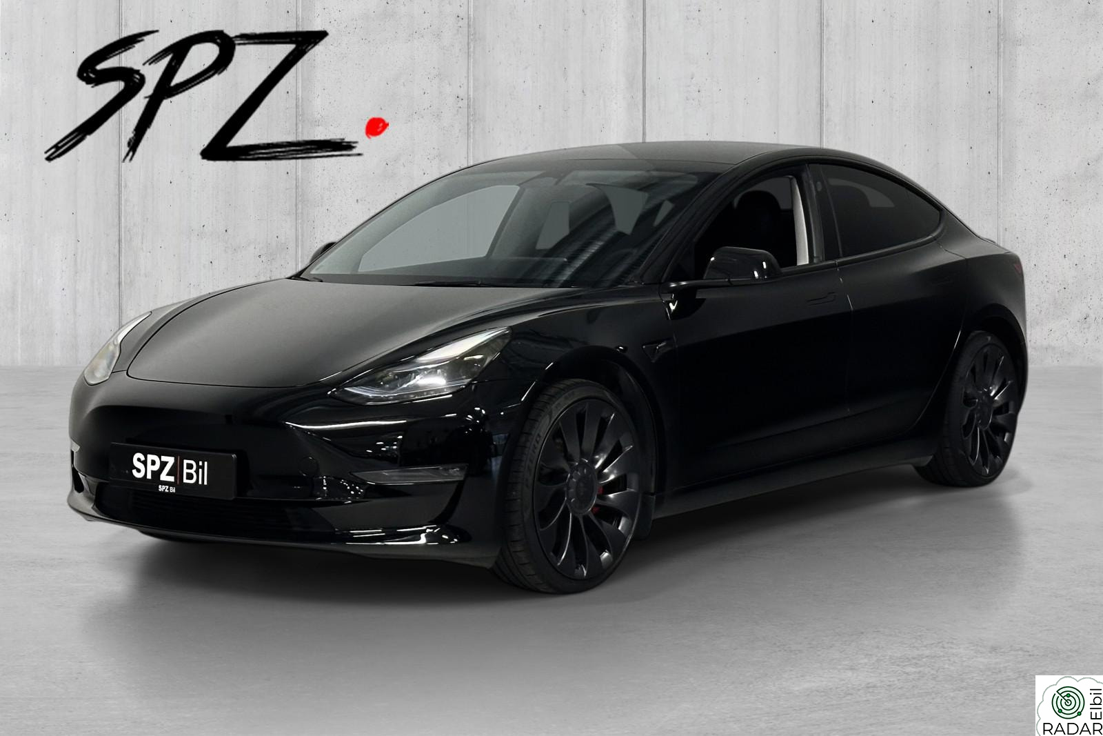 TESLA Model 3 Performance | AWD | Skinn | Pano | V pumpe | Norsk