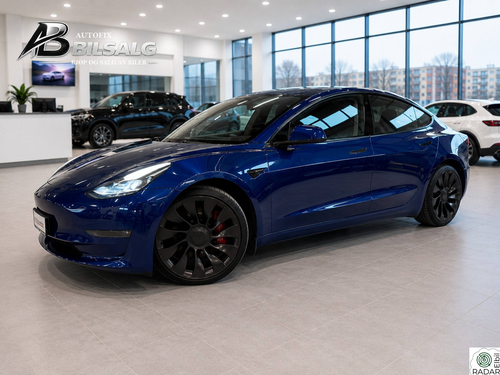 TESLA Model 3 21"/Performance/AWD/AP/Navi/Rattvarme/Varme.P/Garanti