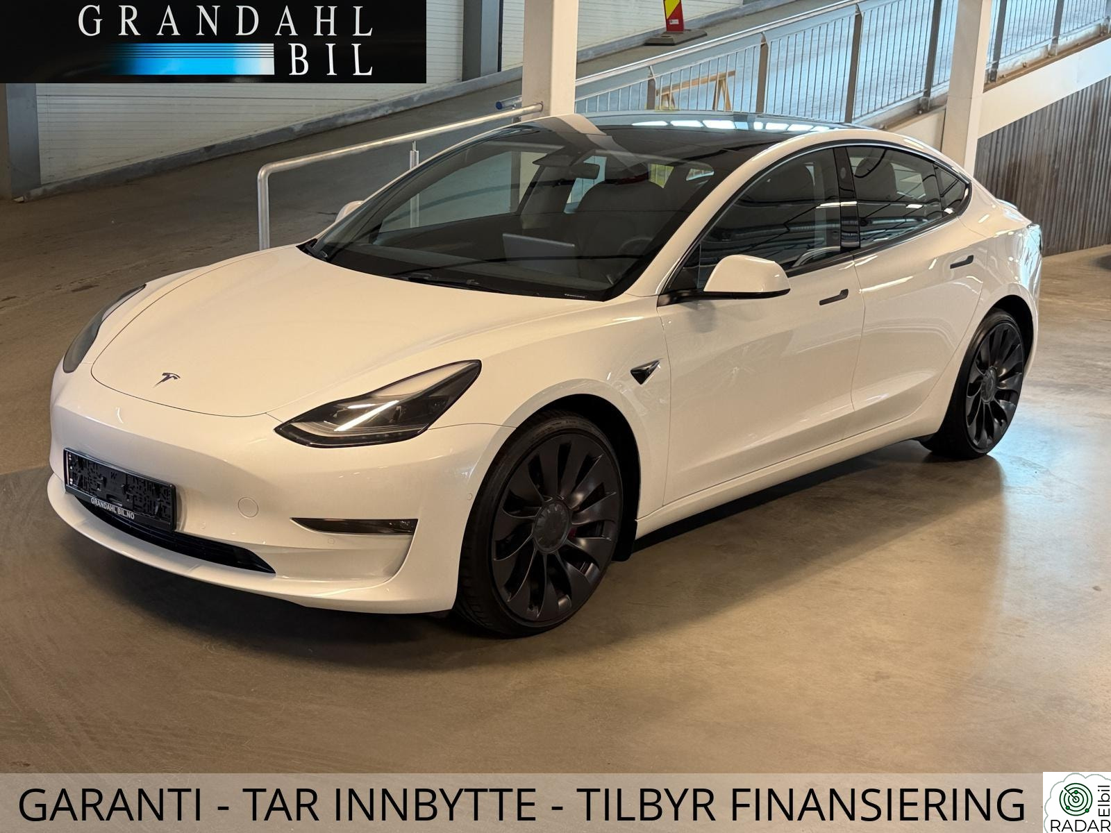 TESLA Model 3 Performance - AWD - 547 KM WLTP - Tar innbytte
