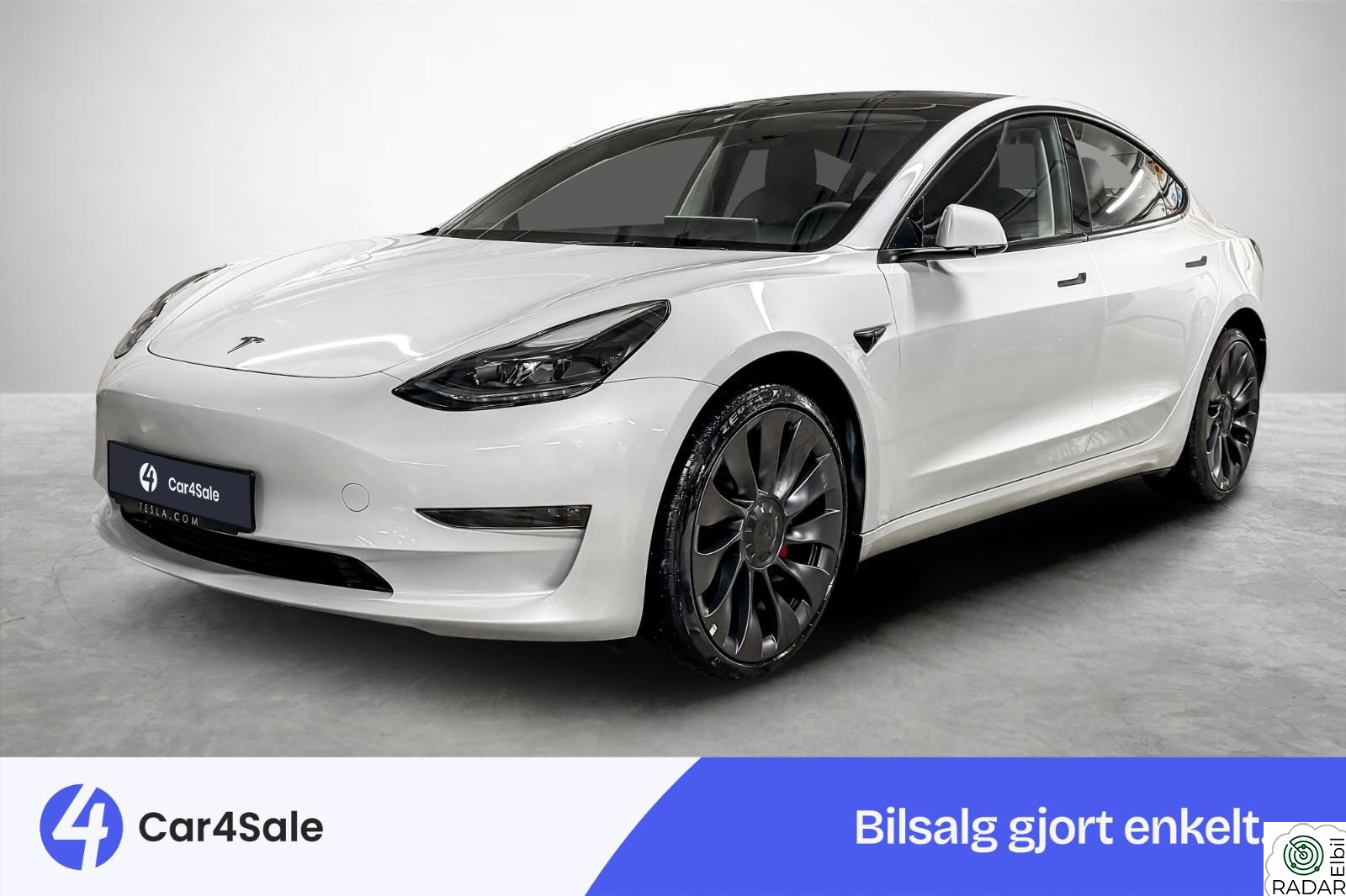 TESLA Model 3 Performance AWD / Premium / Autopilot / 1 eier / S+V