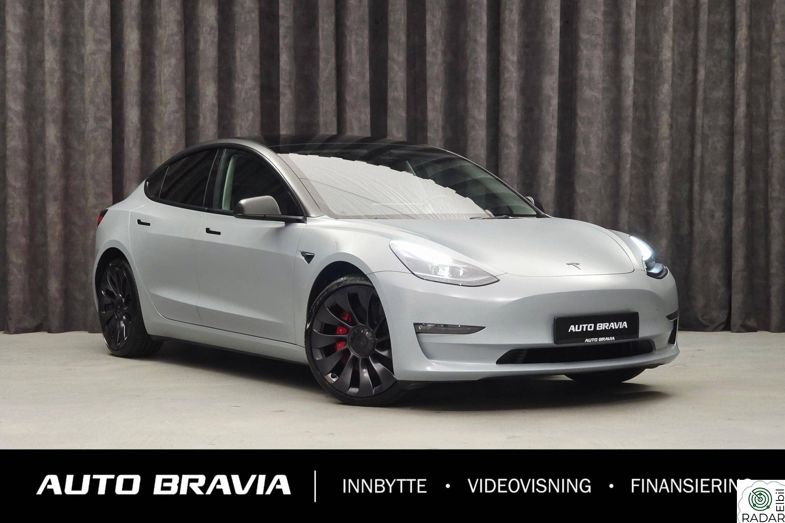 TESLA Model 3 PERFORMANCE/DUAL MOTOR/547KM/RATTVARME/AMD/VARMEPUMPE++