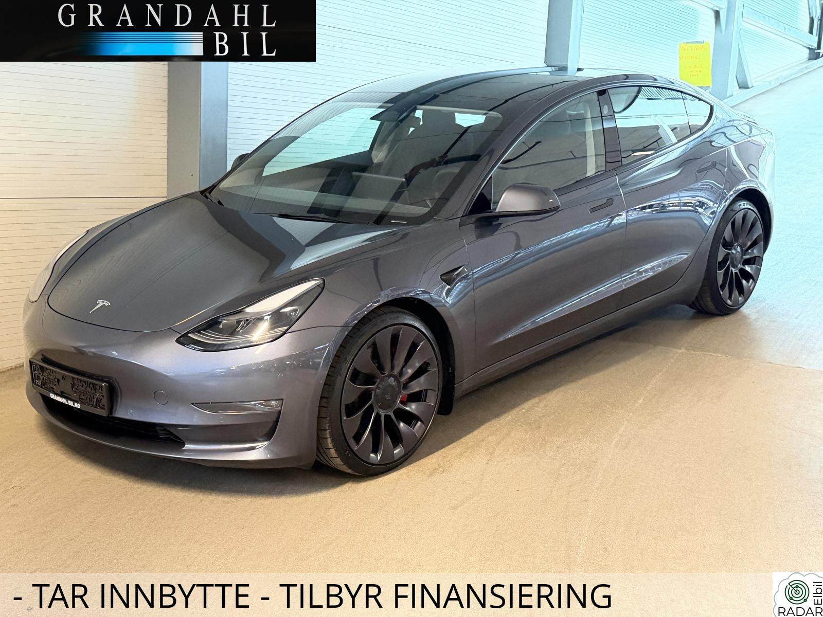 TESLA Model 3 Performance - AWD - 559 KM WLTP - Tar innbytte