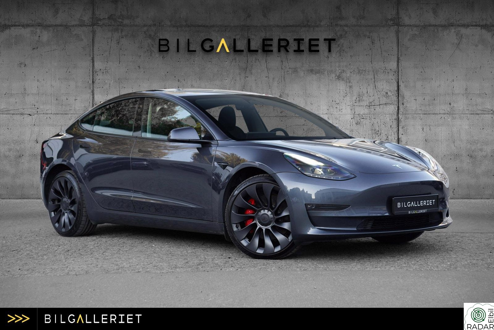 TESLA Model 3 LAV KM/PERFORMANCE/AWD/AUTOP/ACC/NAVI/PANORAMA/PREMIUM