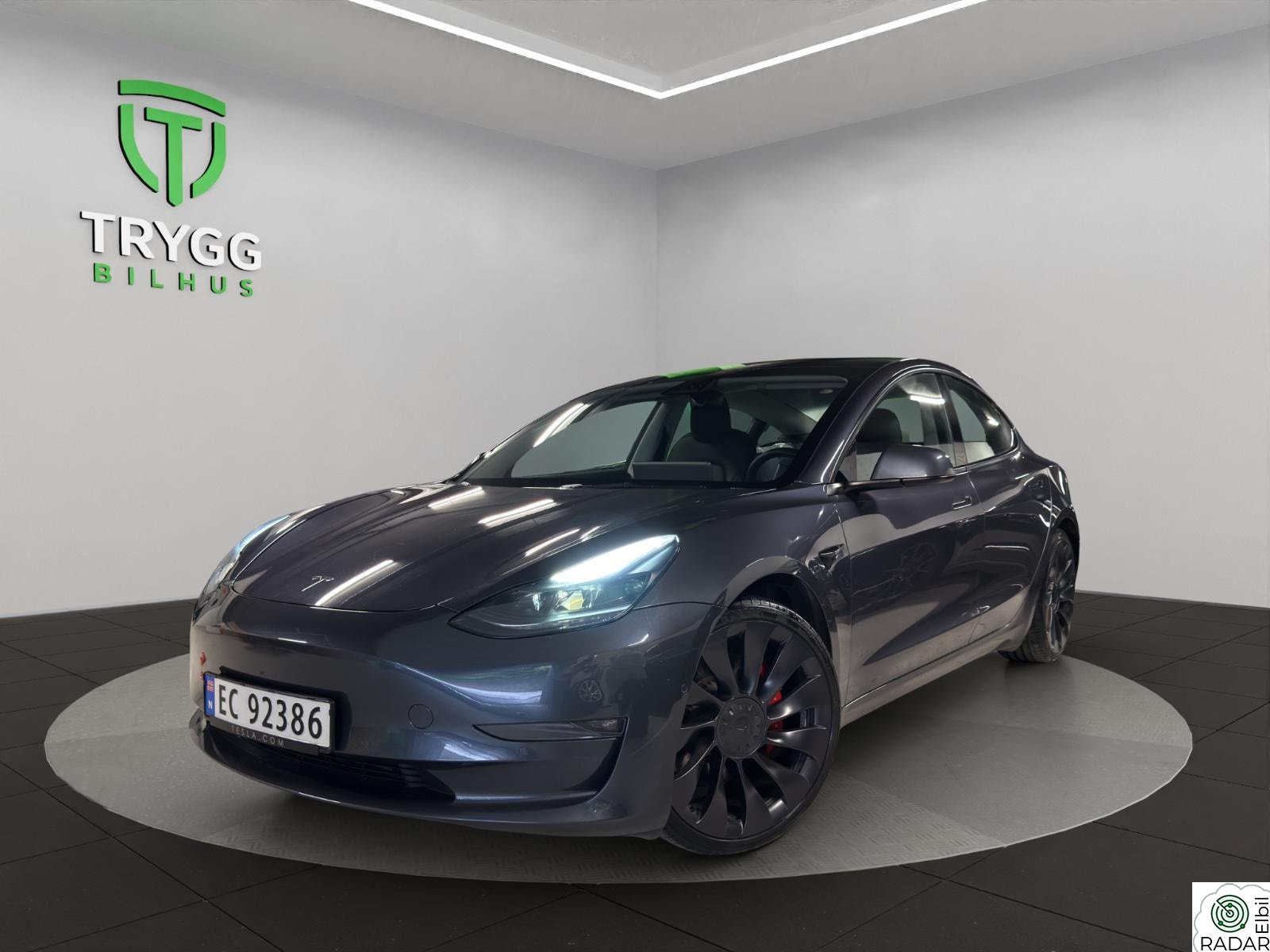 TESLA Model 3 Performance LR / Garantiutløpstest / Premium / Garanti
