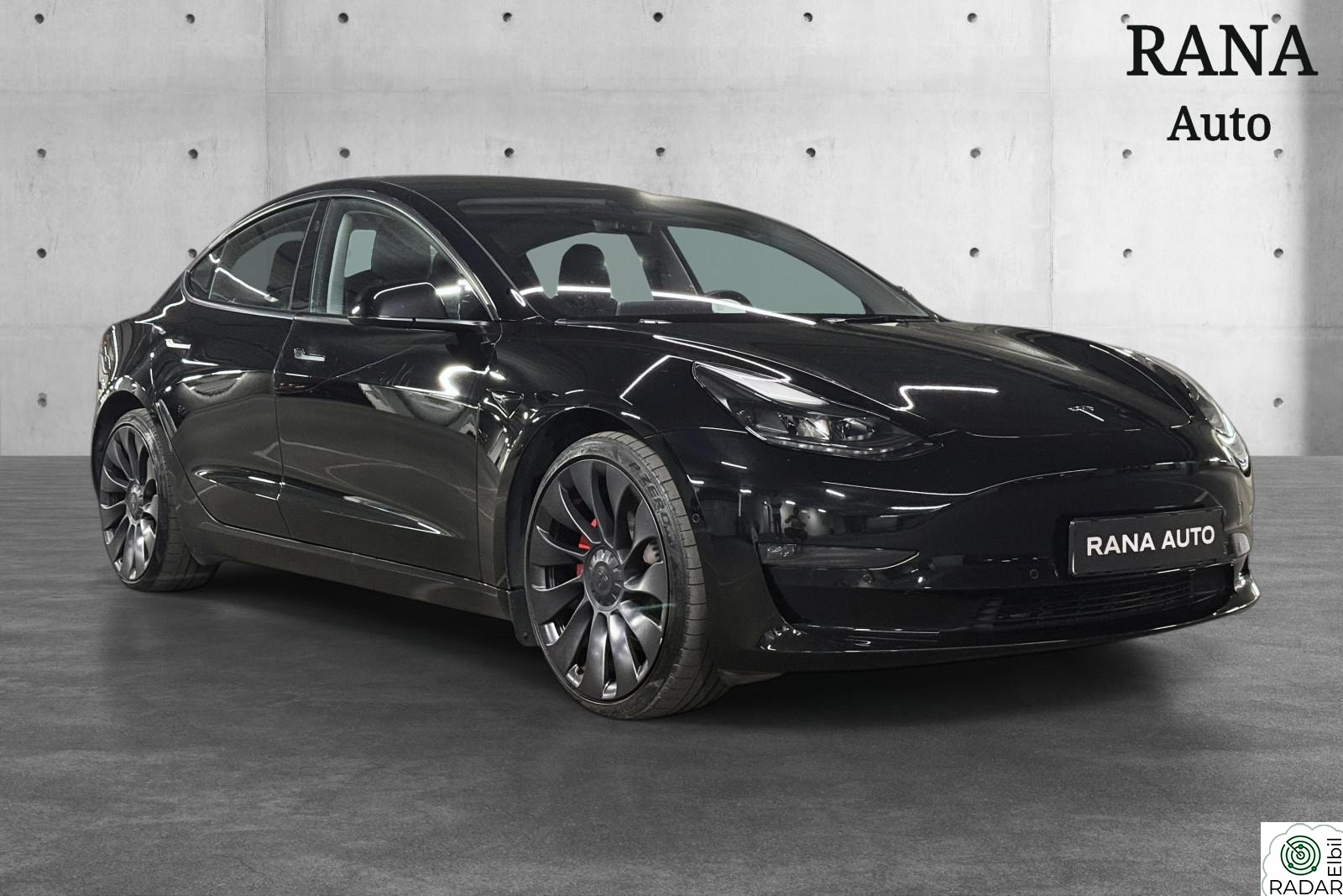 TESLA Model 3 Performace, Autopilot, Premium, Lav km, Ny EU, 1 Eier